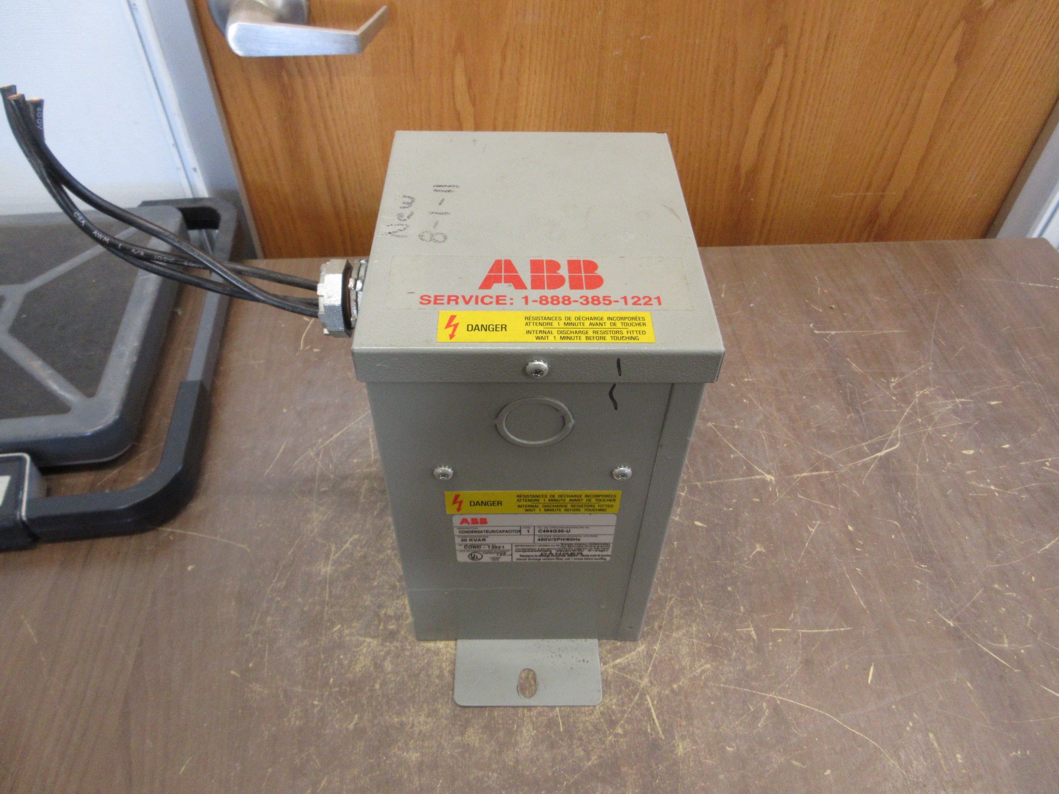 ABB Capacitor C484G30-U 30kVAR 480V 3Ph 60Hz Used