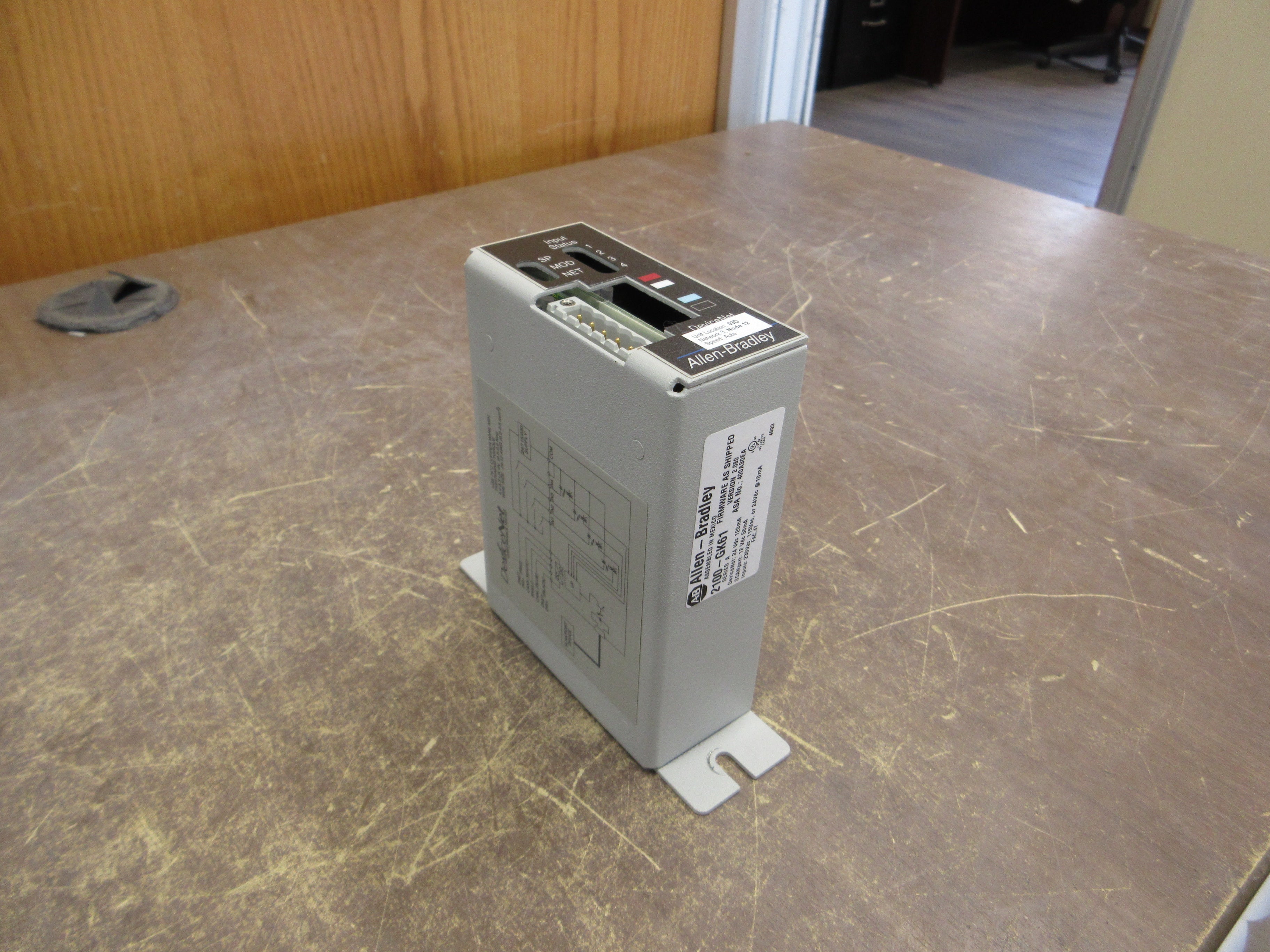 Allen-Bradley DeviceNet Comm Module 2100-GK61 FRN: 2.080 Series A Used