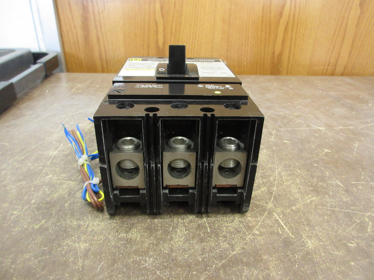 Square D DC Circuit Breaker KHL3622522DC1625 225A 500VDC Used