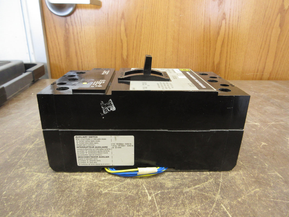 Square D DC Circuit Breaker KHL3622522DC1625 225A 500VDC Used