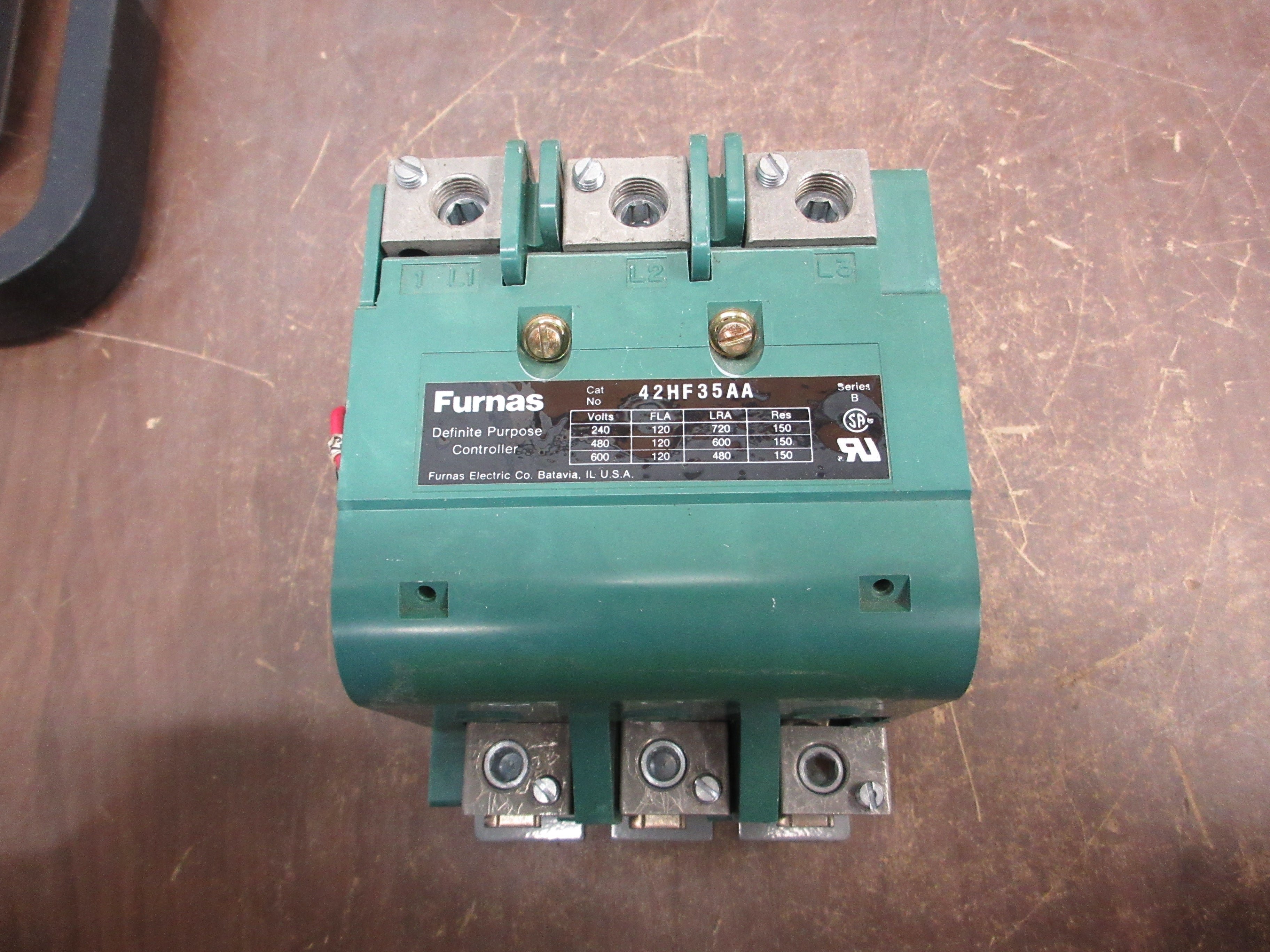 Furnas Controller 42HF35AA 120A 600V 110-120/220-240V Coil Used