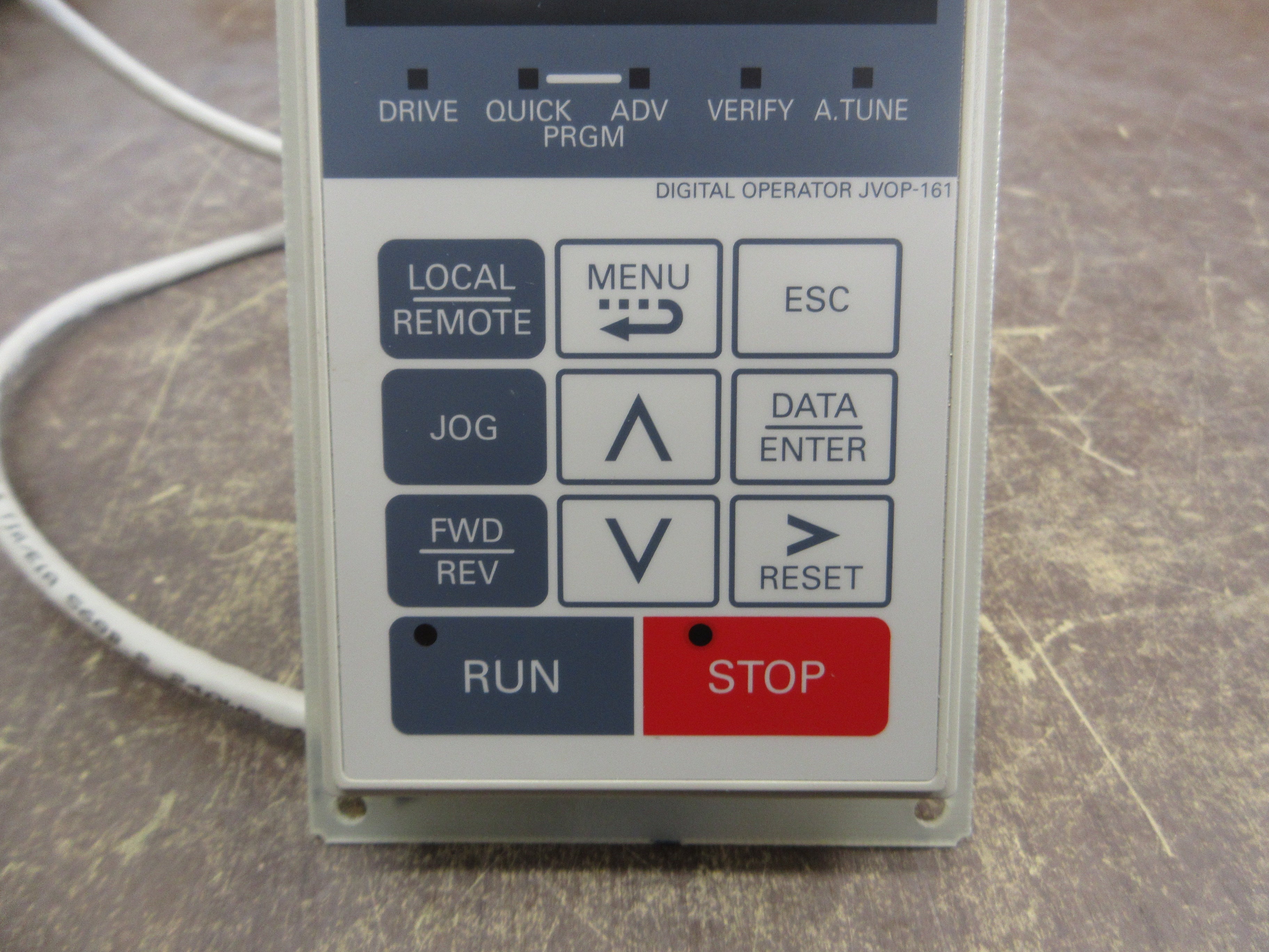 Yaskawa Digital Operator Keypad JVOP-161 w/ Mount Used
