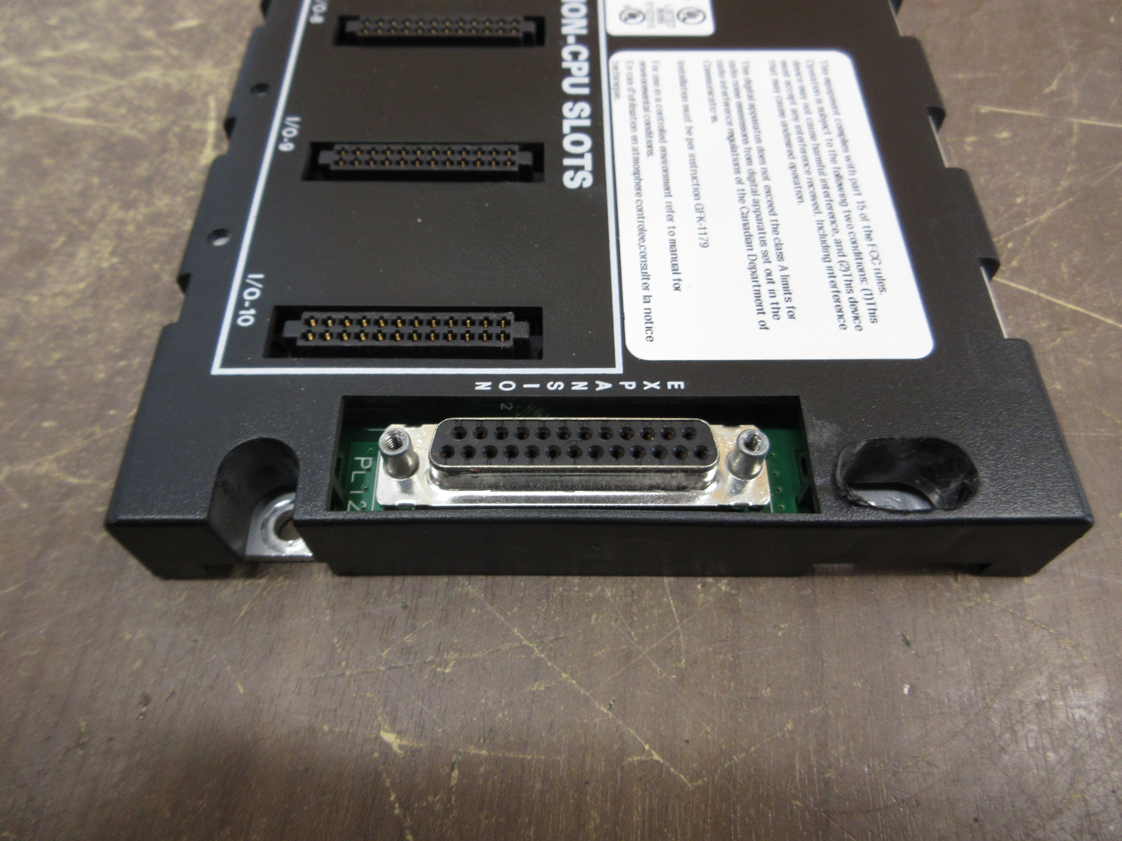 GE Fanuc 10-Slot Base IC693CHS391M EMI Enhanced Used