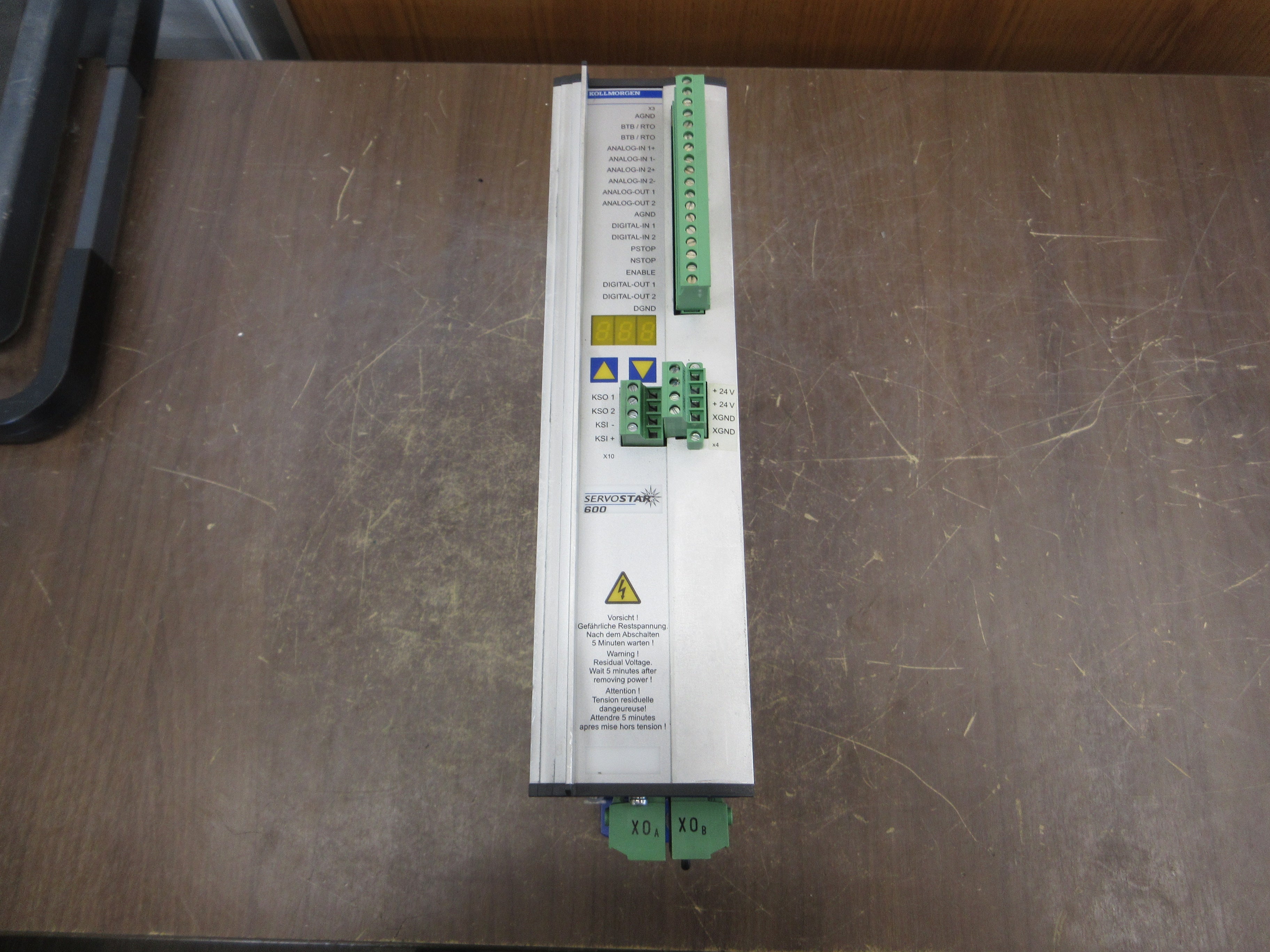 Danaher Motion Servostar 610-AS Servo Drive S61001-550 H/W Rev. 05.10 7kVA Used