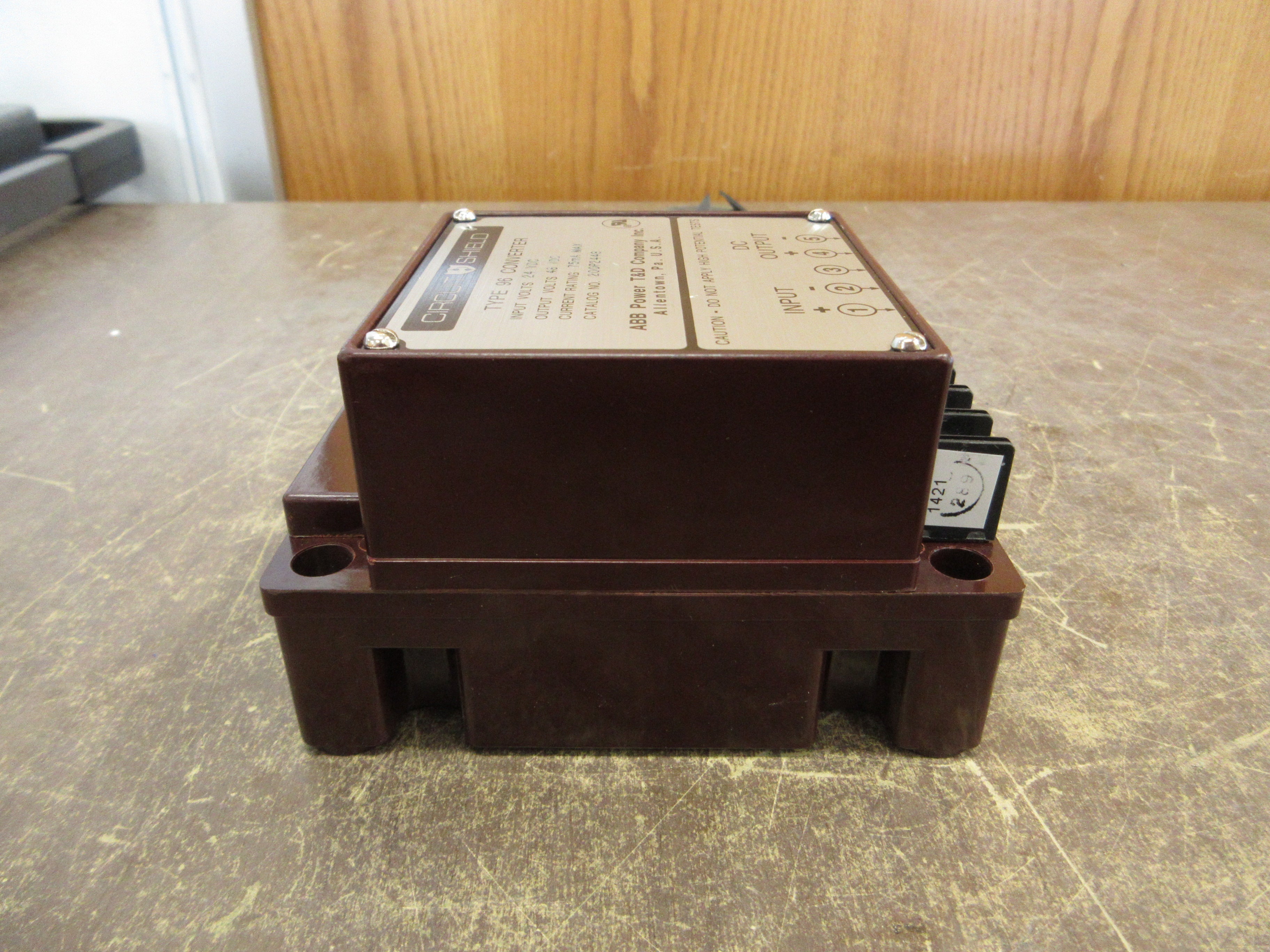 ABB Circuit Shield Type 96 Converter 200P2448 Input: 24VDC Output: 48VDC 75mA