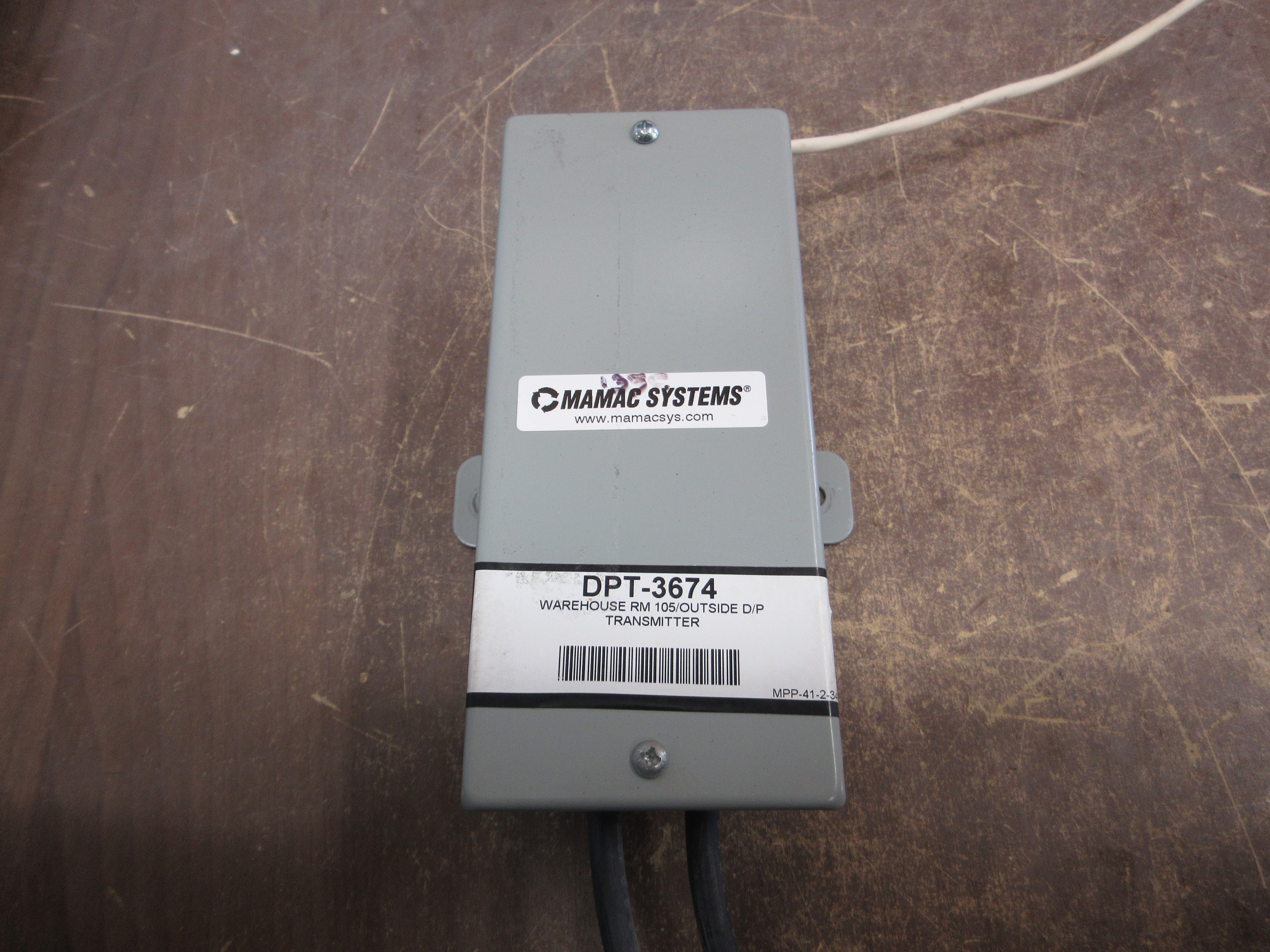 Mamac Systems Pressure Transducer PR-274-R2-MA Used