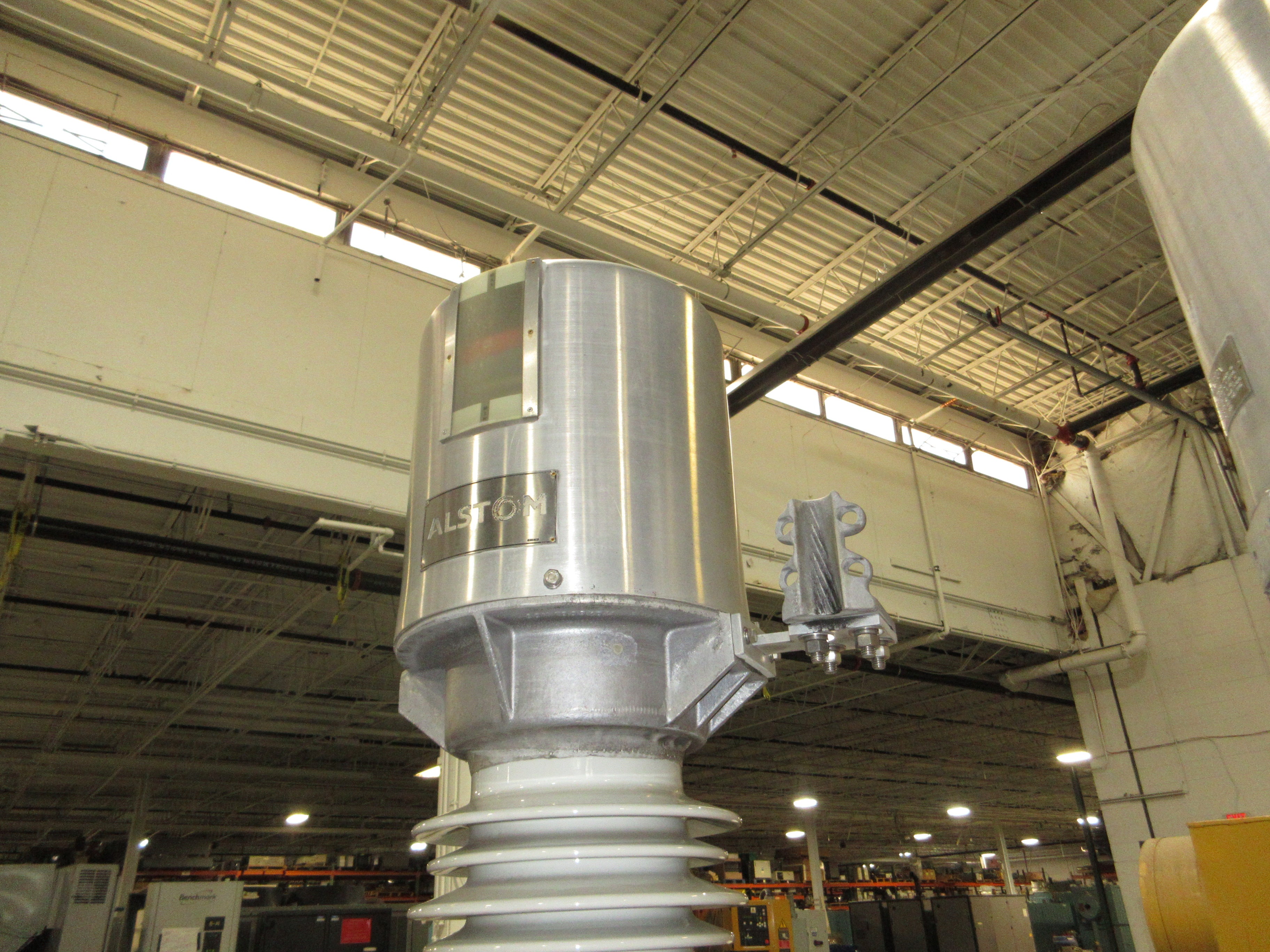 Alstom Oil Filled Outdoor Voltage Transformer UXTR-115 Pri: 69kV 60Hz Used