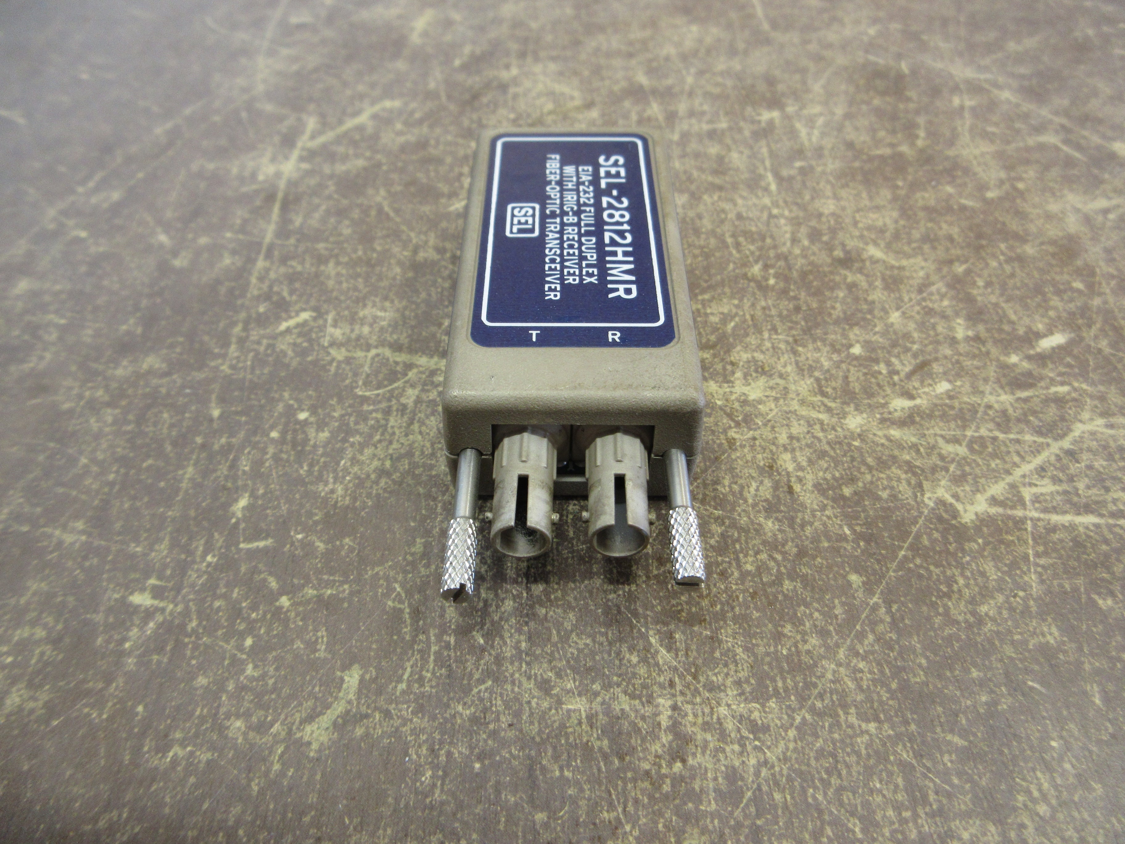 SEL EIA-232 Fiber-Optic Transceiver SEL-2812HMR Full Duplex w/ IRIG-B Receiver