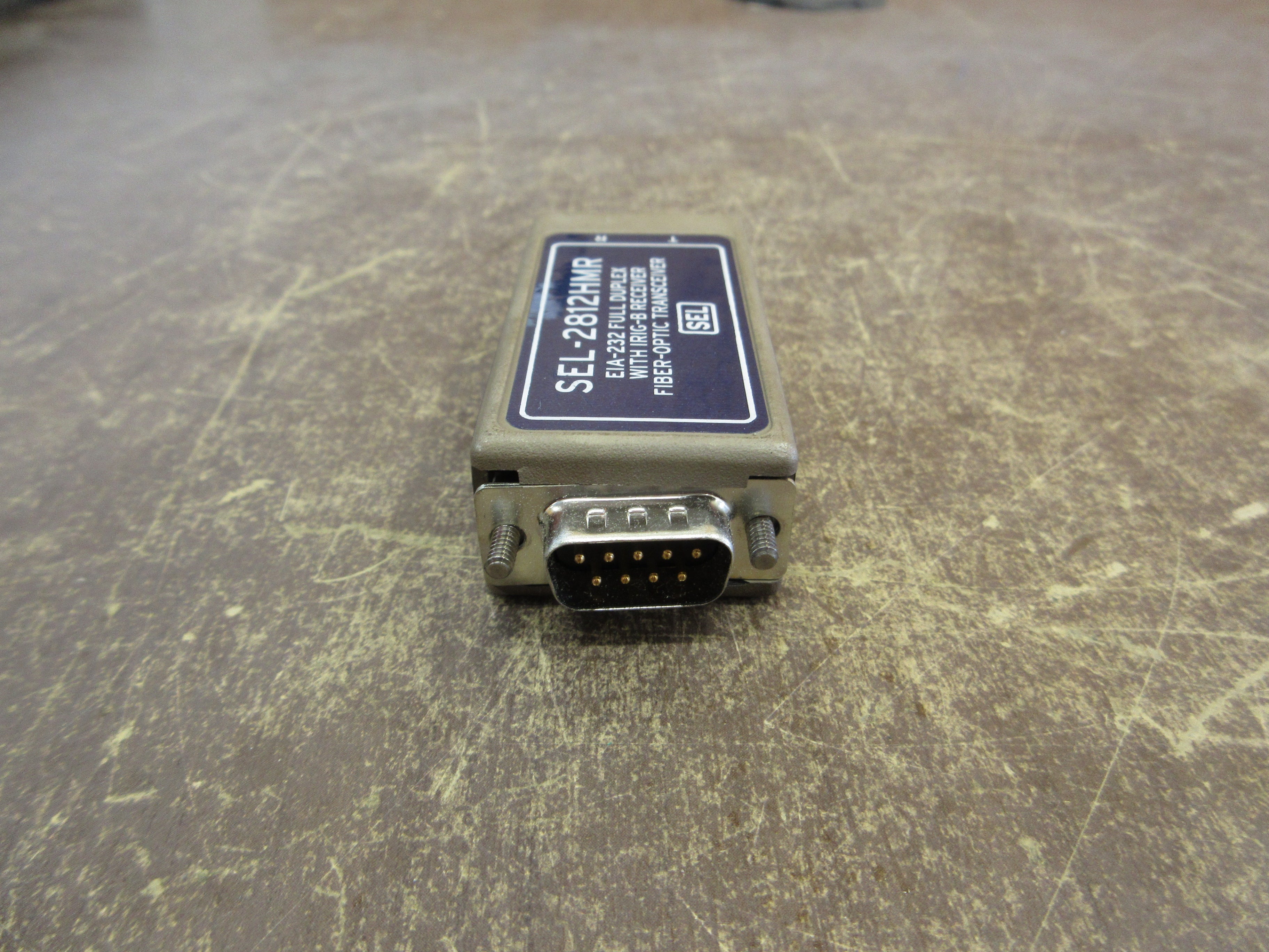 SEL EIA-232 Fiber-Optic Transceiver SEL-2812HMR Full Duplex w/ IRIG-B Receiver