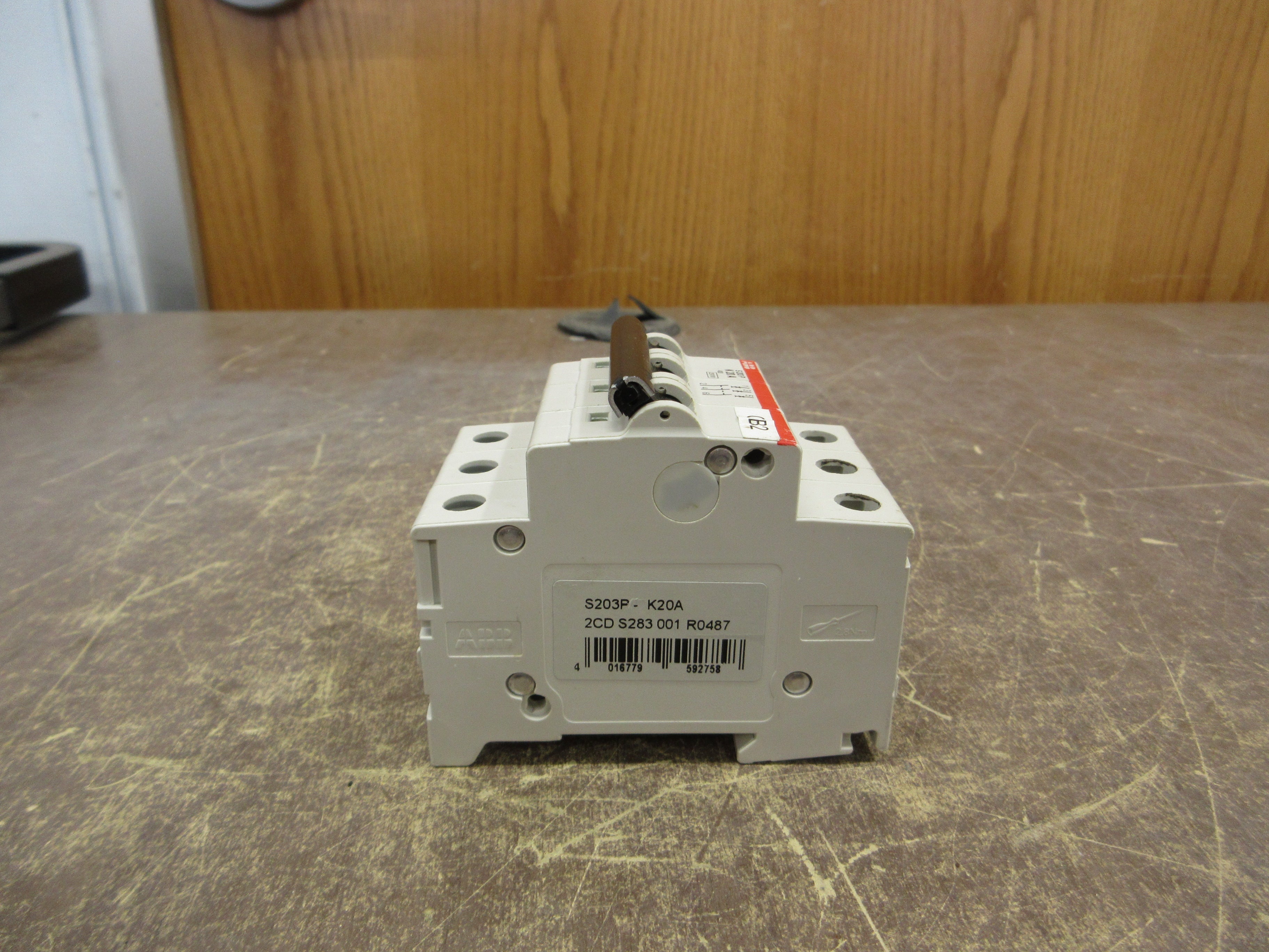 ABB Circuit Breaker S203P-K20A 20A 3P Used
