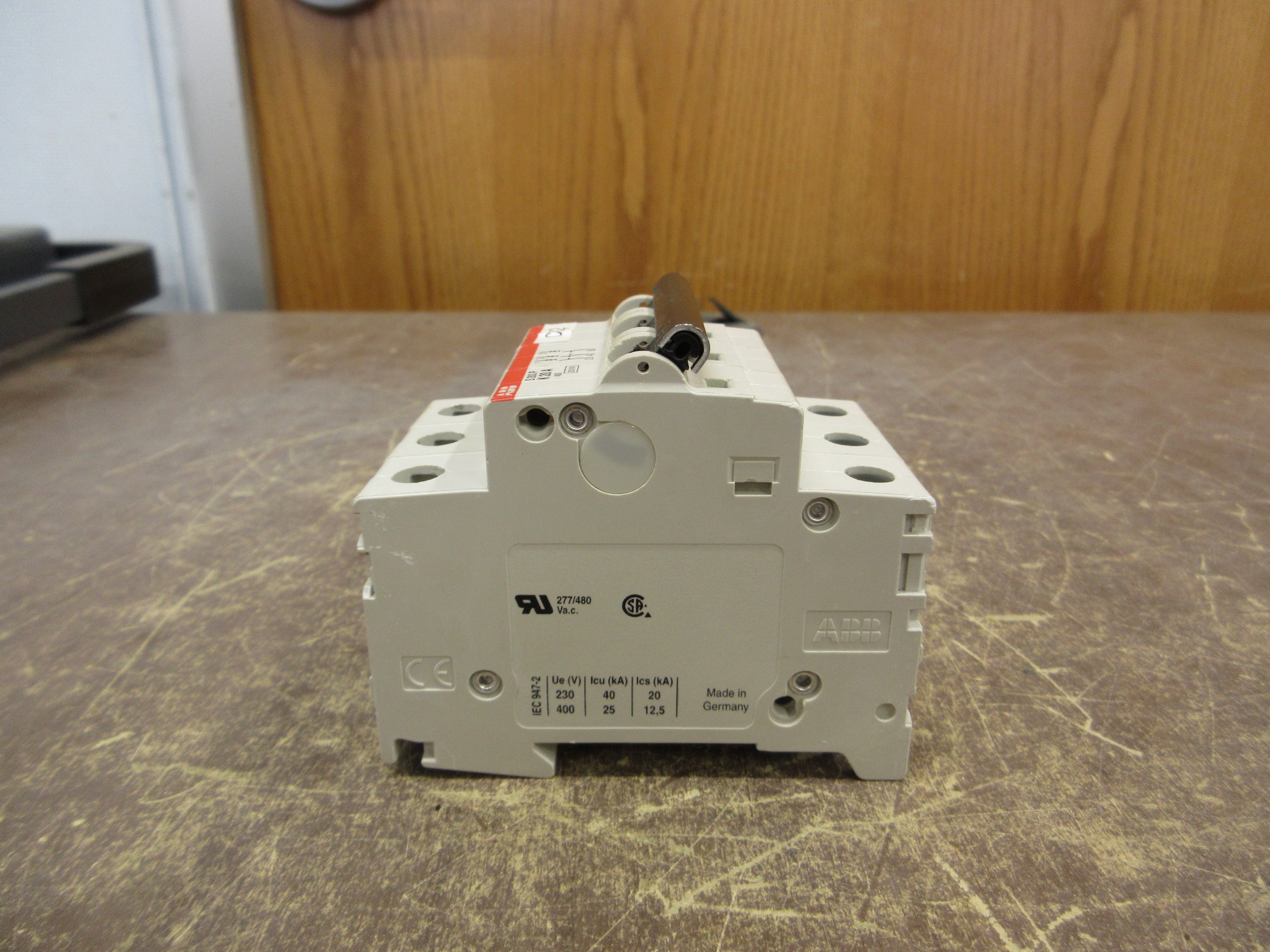 ABB Circuit Breaker S203P-K20A 20A 3P Used