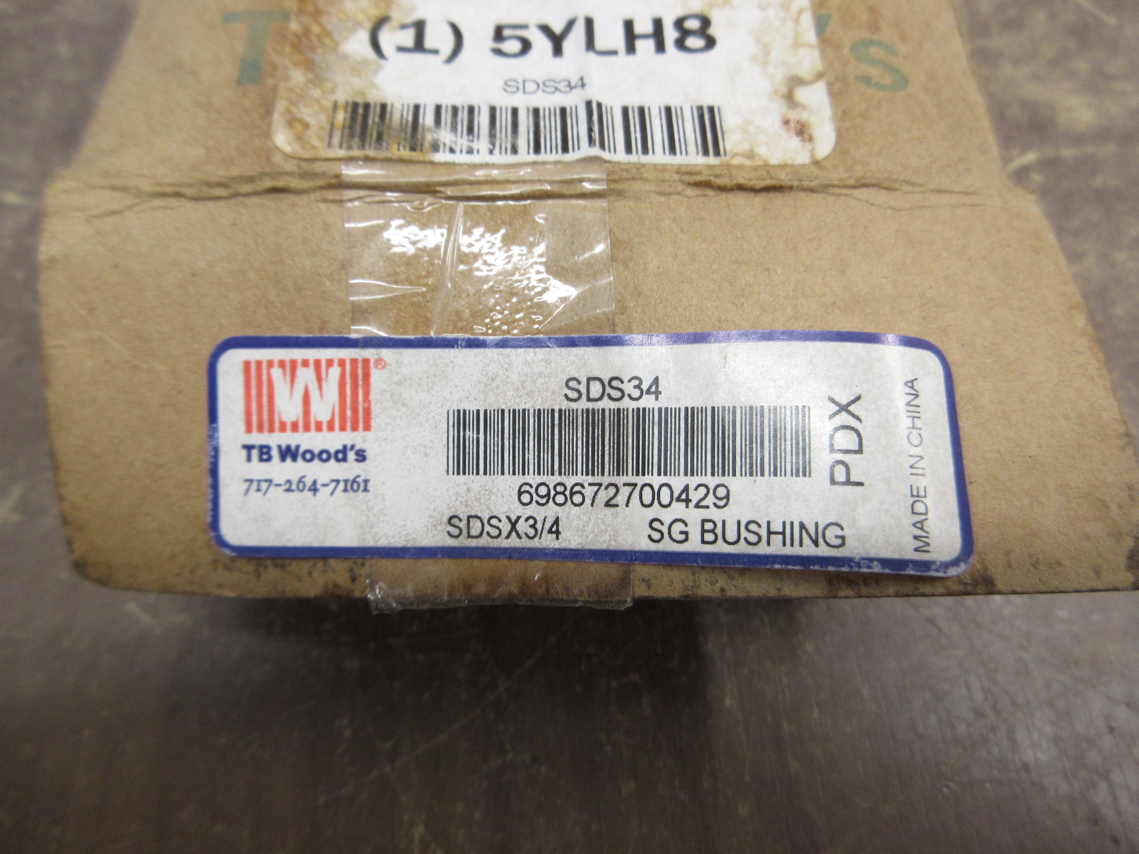 TB Wood's SG Bushing SDS34 3/4" New Surplus