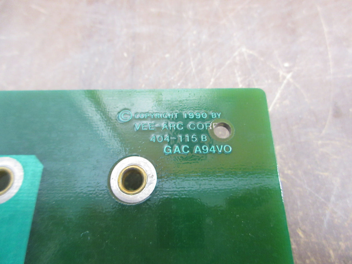 Vee-Arc Control Board 404-115 B Used