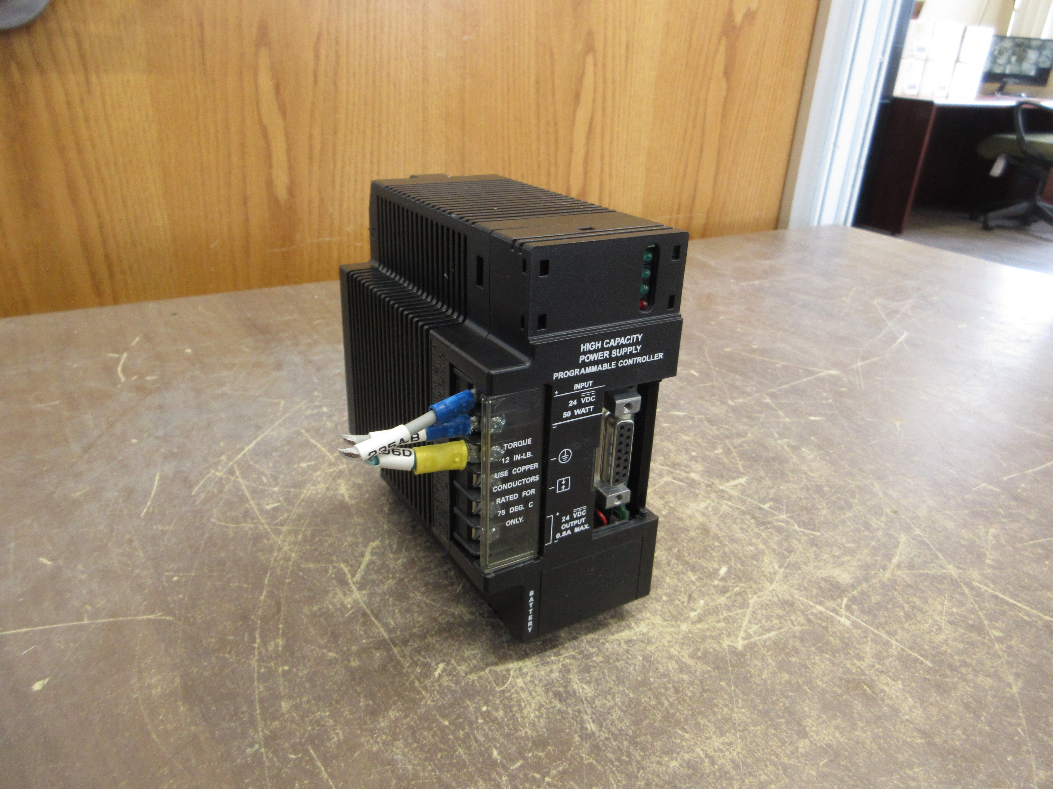 GE Fanuc Series 90-30 Power Supply IC693PWR331C 24VDC Hi-Cap 30W Used