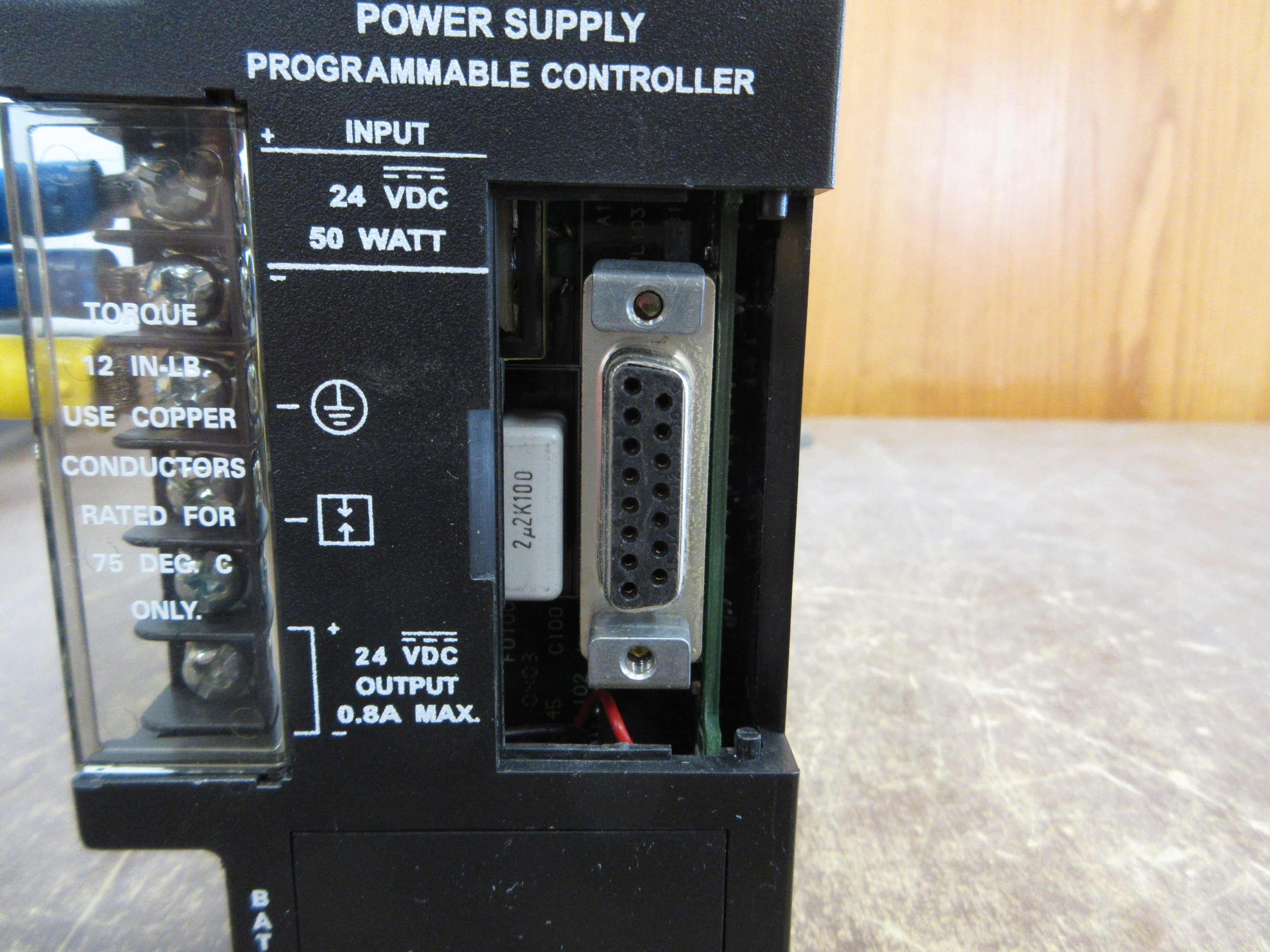 GE Fanuc Series 90-30 Power Supply IC693PWR331C 24VDC Hi-Cap 30W Used