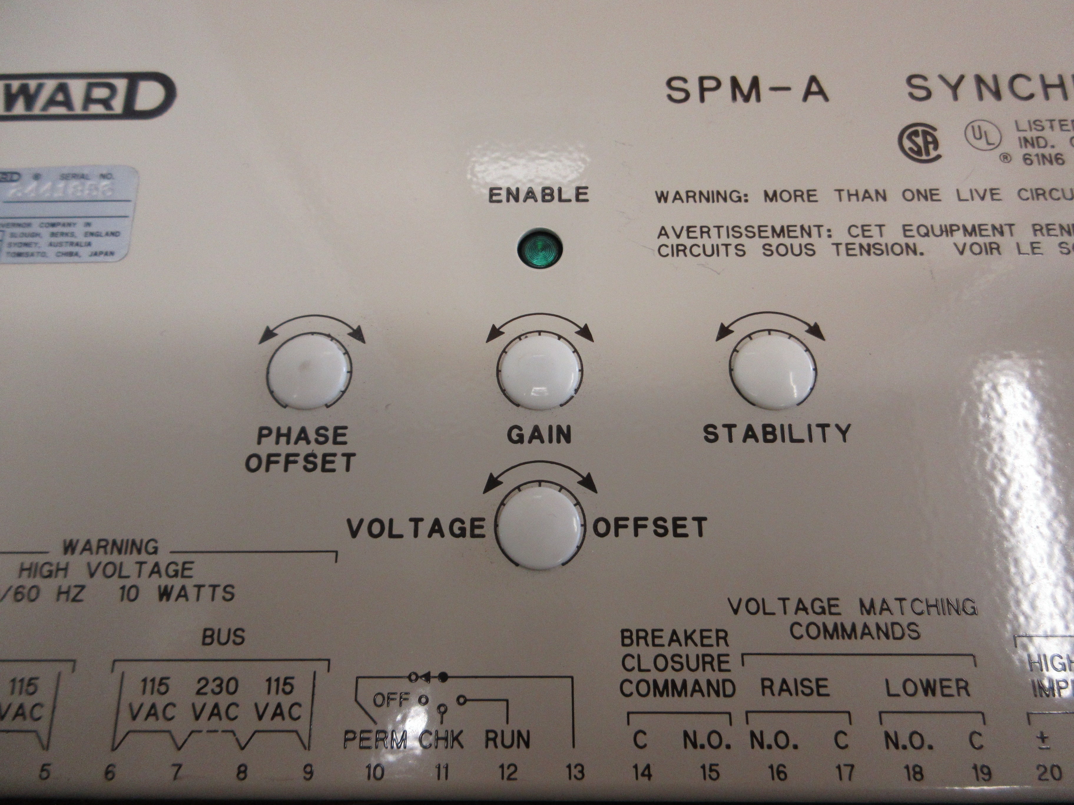 Woodward SPM-A Synchronizer 9905-002 M Used