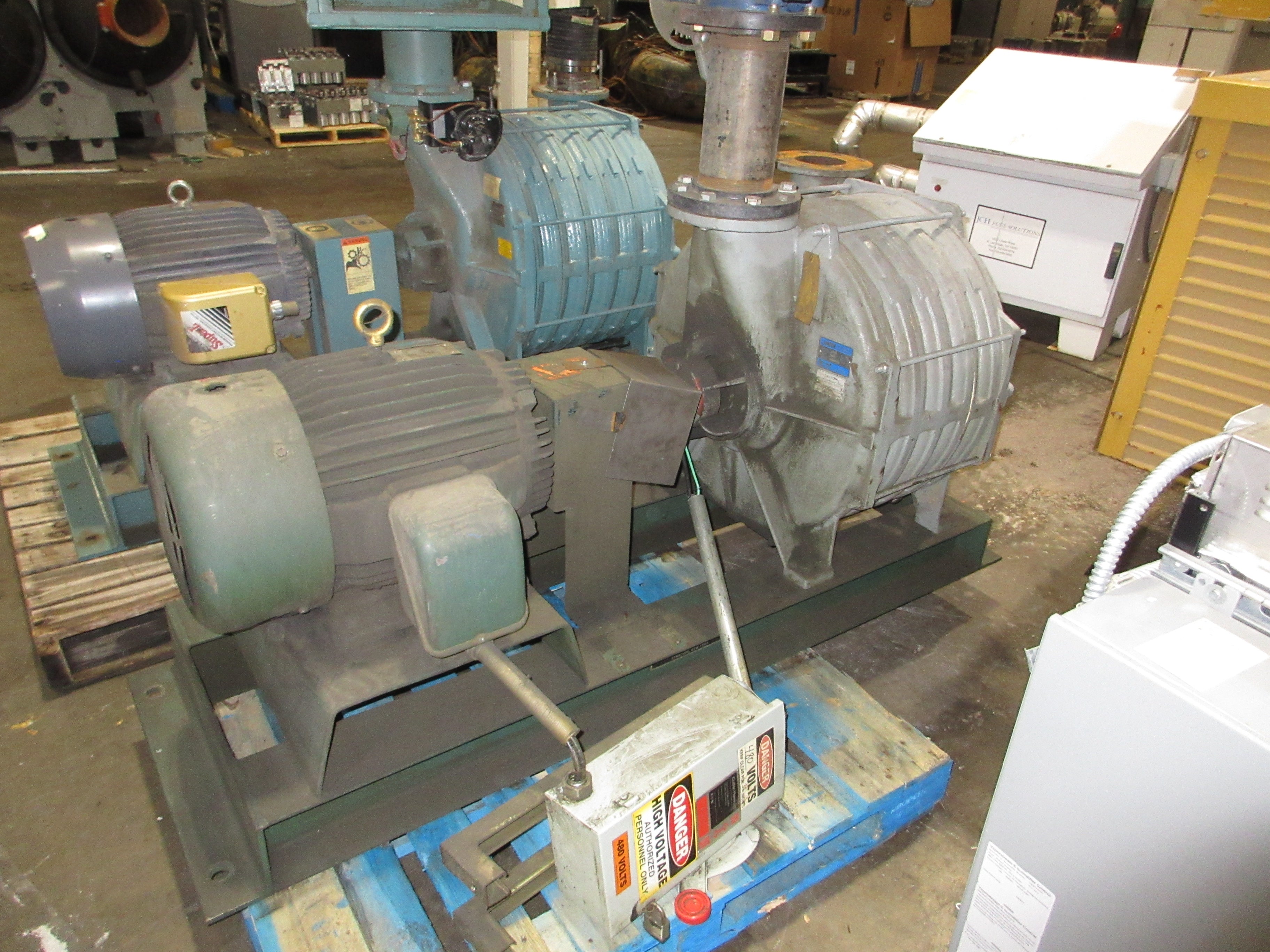 Lamson Multistage Centrifugal Blower 515-0-5-AD 40HP 230/460V 3Ph 60Hz Used