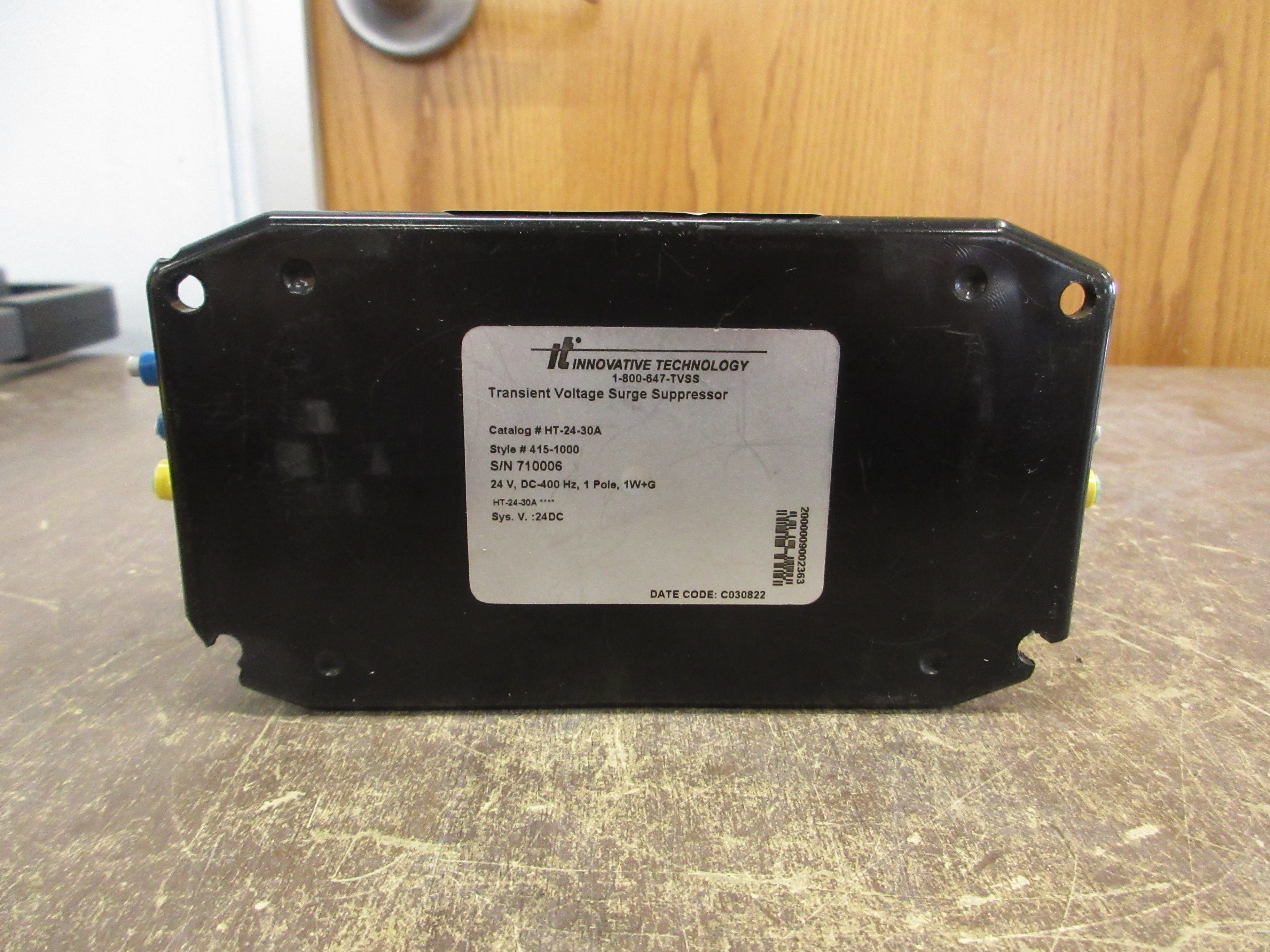 Innovative Technology Surge Suppressor HT-24-30A Style #:415-1000 Used