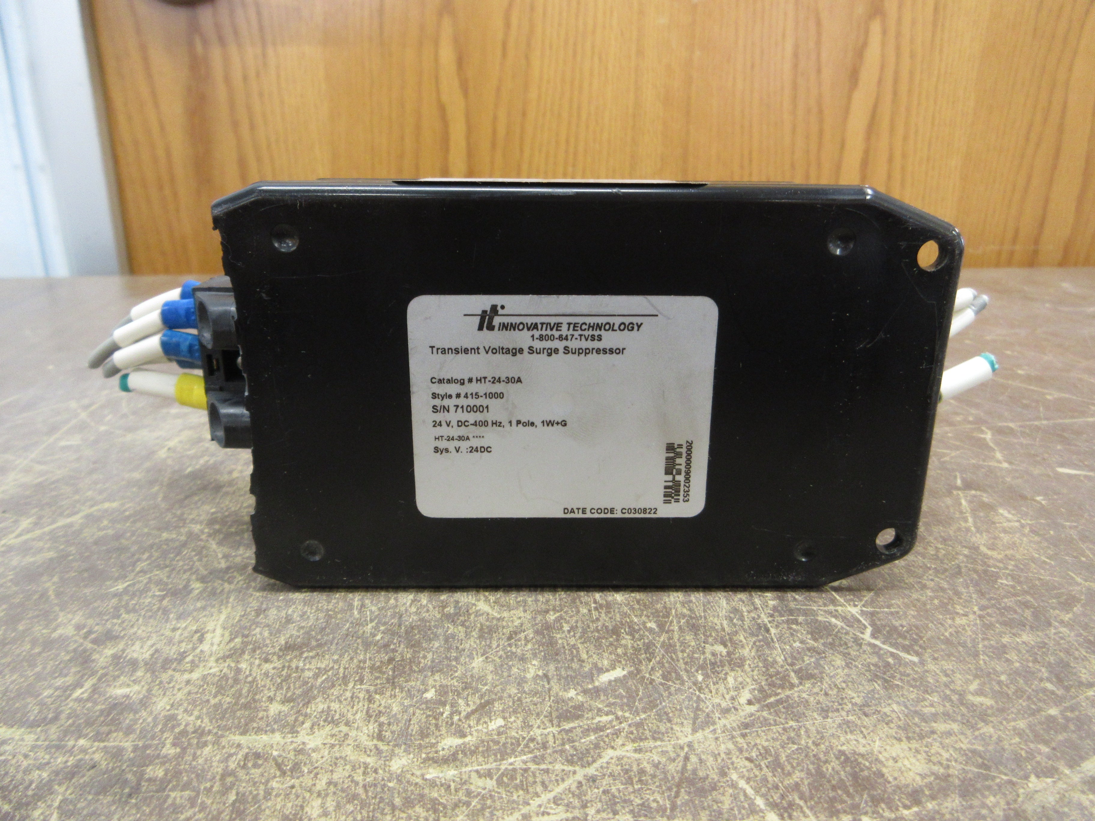 Innovative Technology Surge Suppressor HT-24-30A Style #: 415-1000 Used