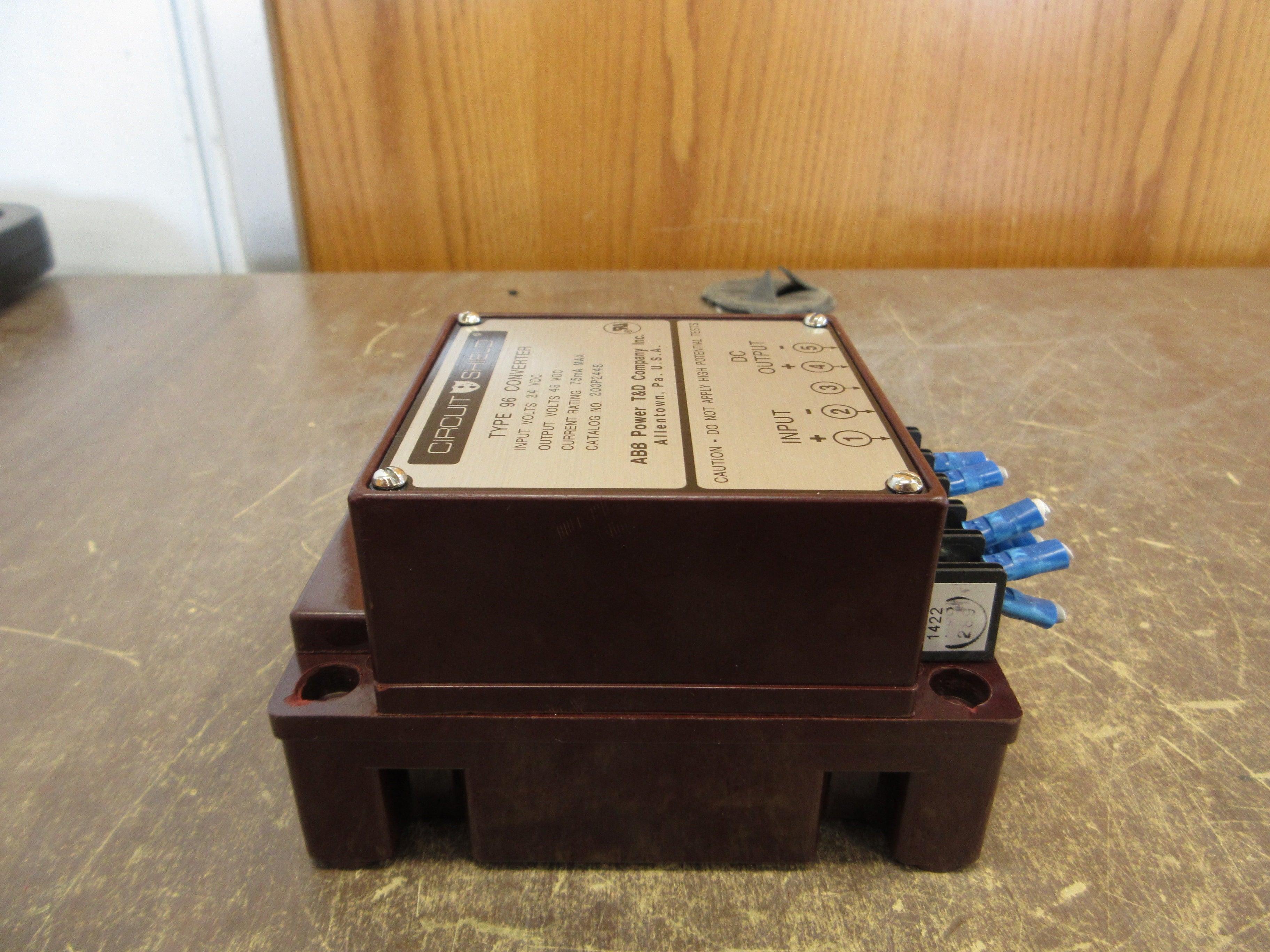 ABB Circuit Shield Type 96 Converter 200P2448 Input: 24VDC Output: 48VDC 75mA