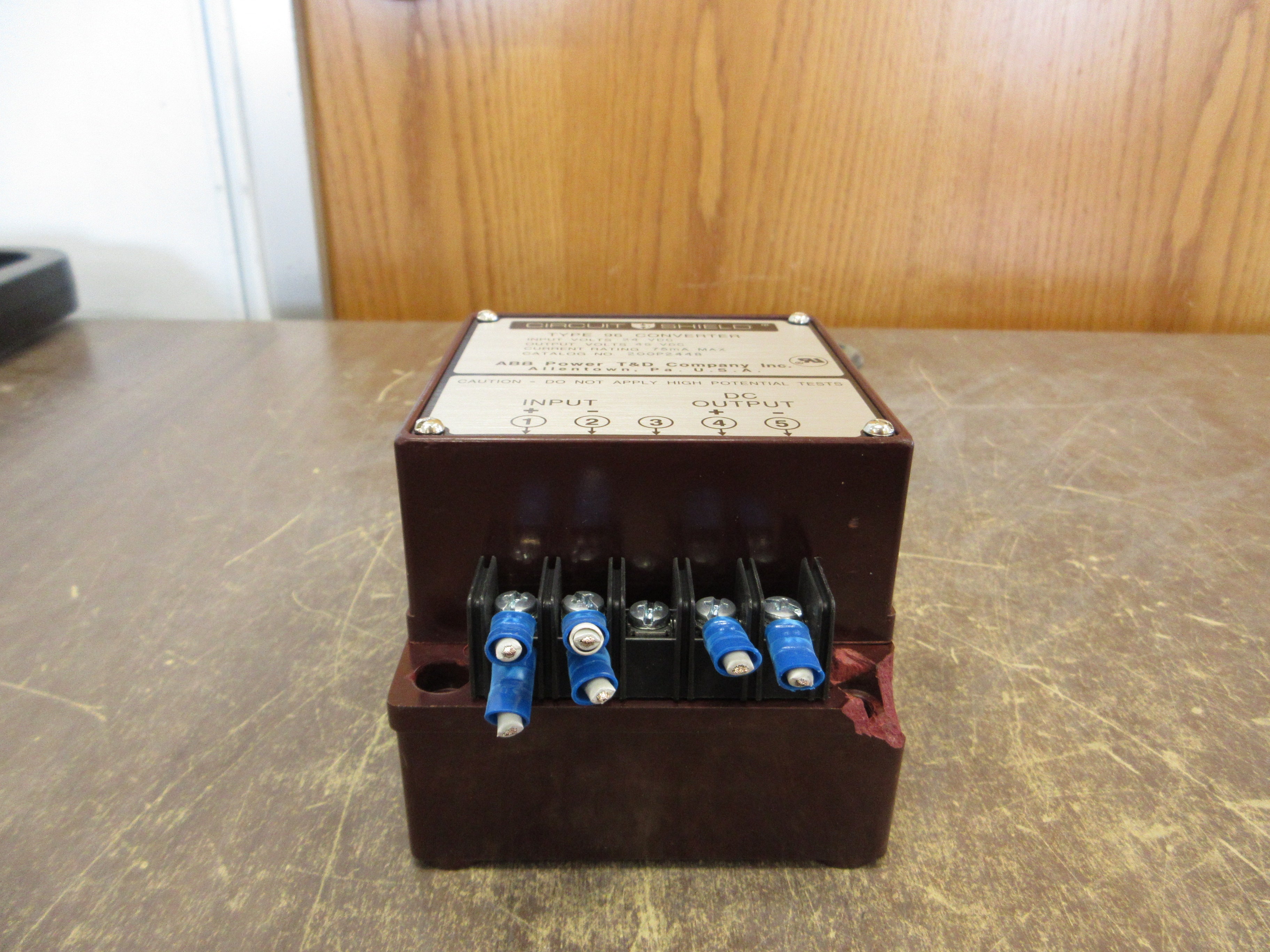 ABB Circuit Shield Type 96 Converter 200P2448 Input: 24VDC Output: 48VDC 75mA