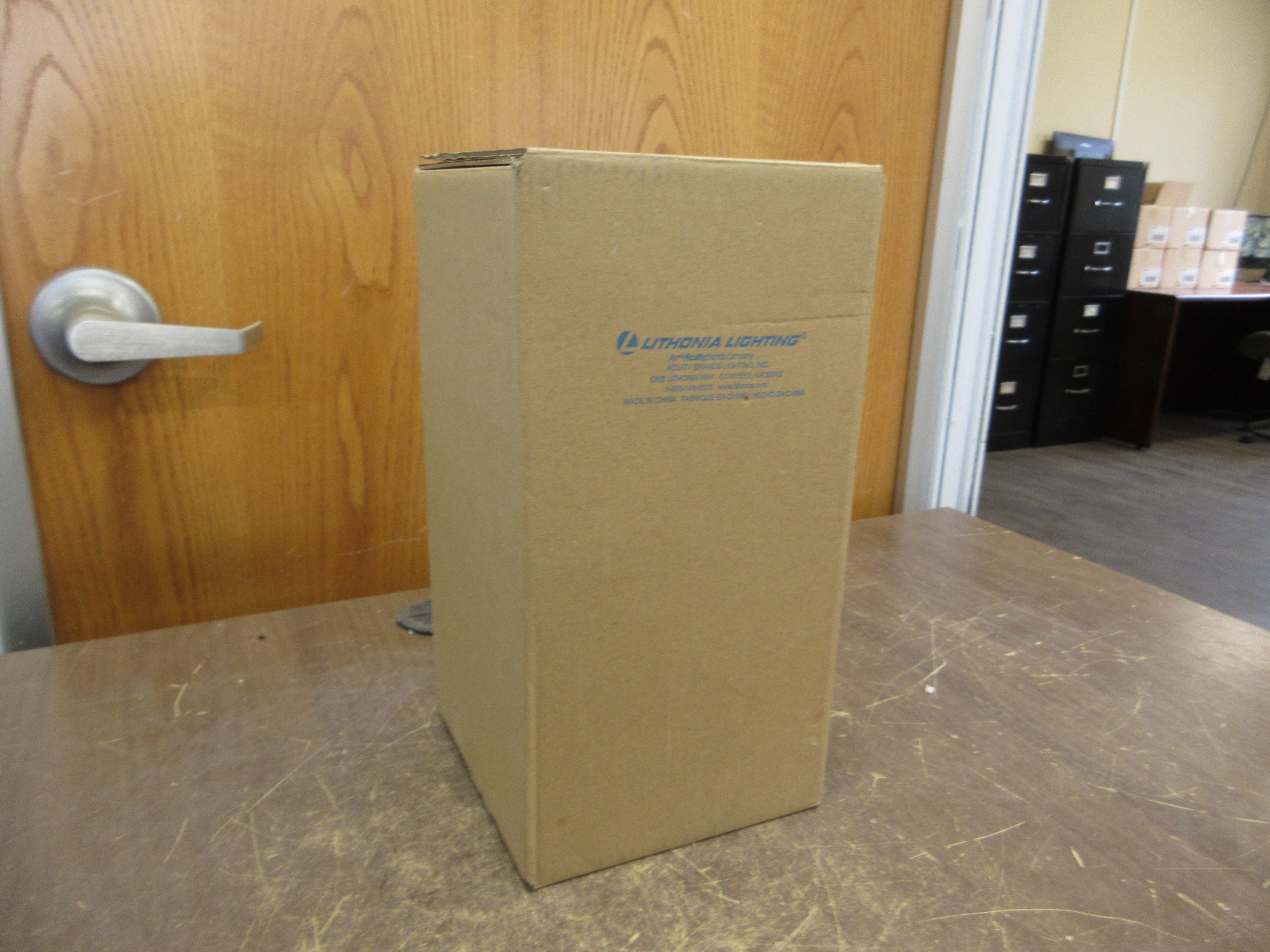Lithonia Lighting Mini Pendant DBLT 1001 Opal White Bullet Glass *Damaged Box*