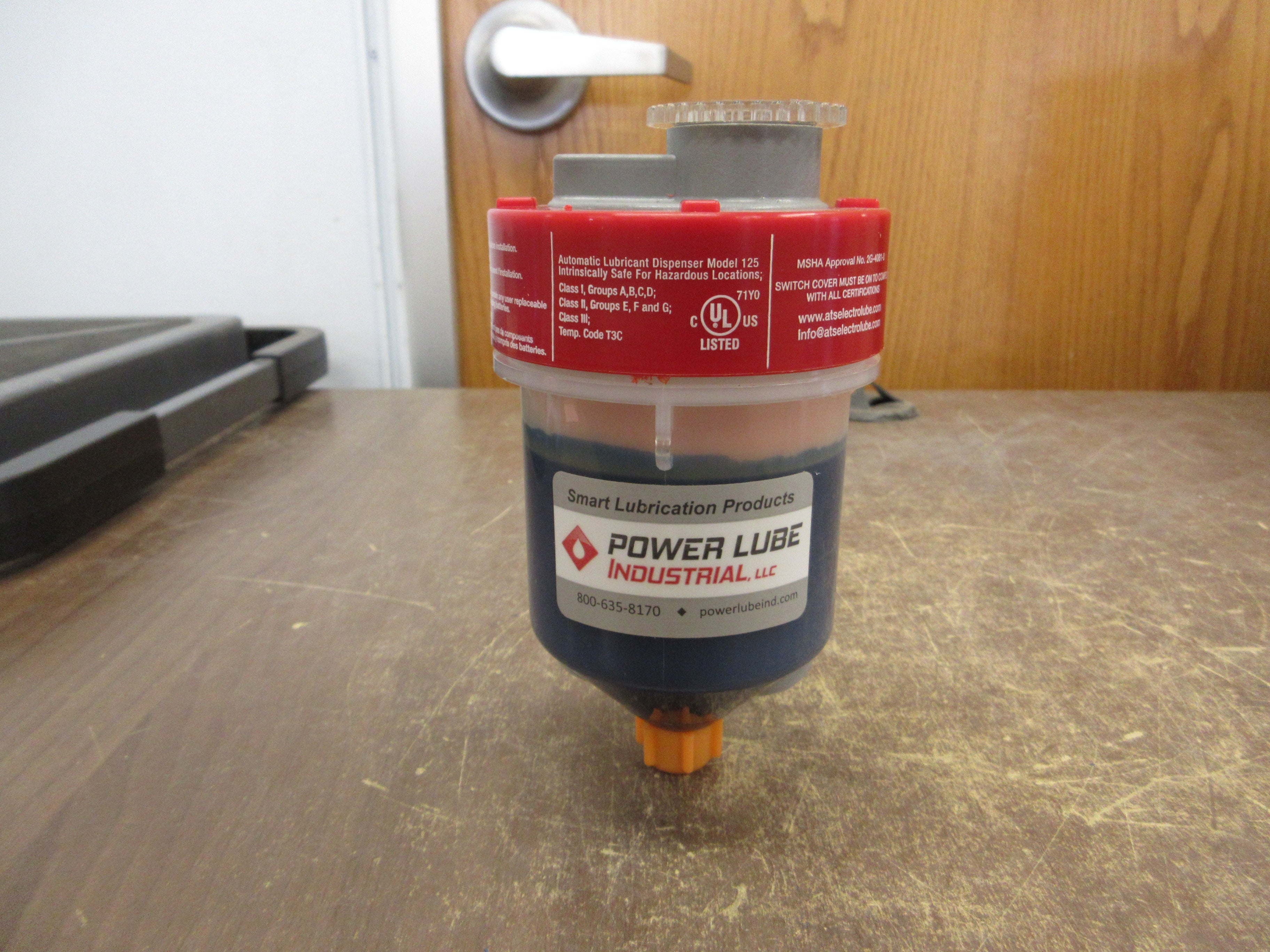 ATS Electro-Lube Mini-Luber 125 CC Mobilgrease XHP222 *No Box* New Surplus