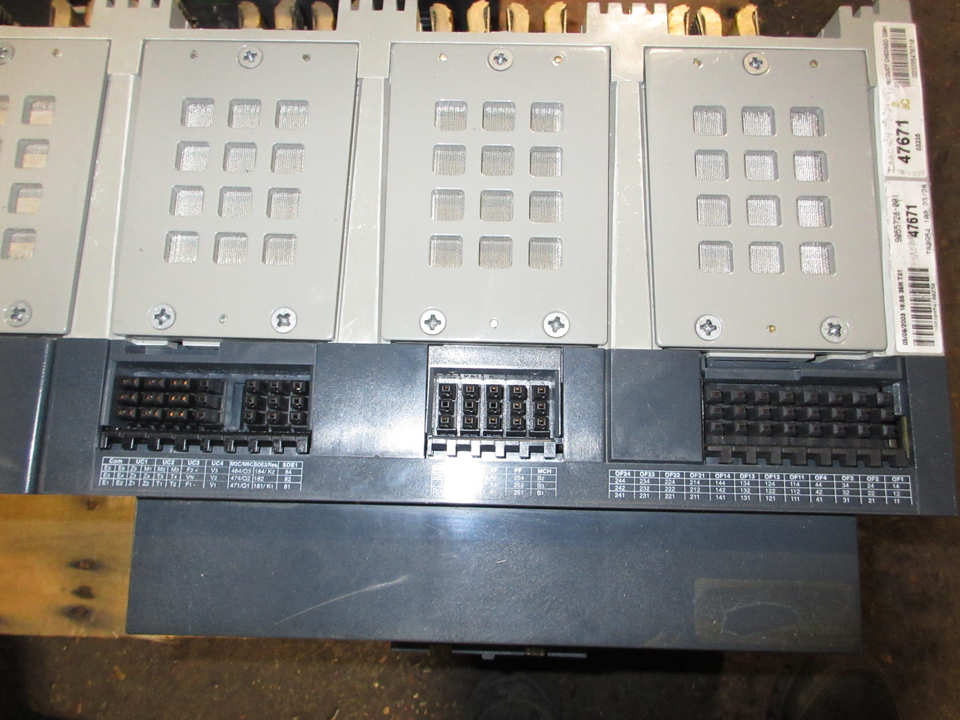 Square D Masterpact NW 32 L1 Circuit Breaker YA8JJR63A3GFBFWPEA 3200A Used
