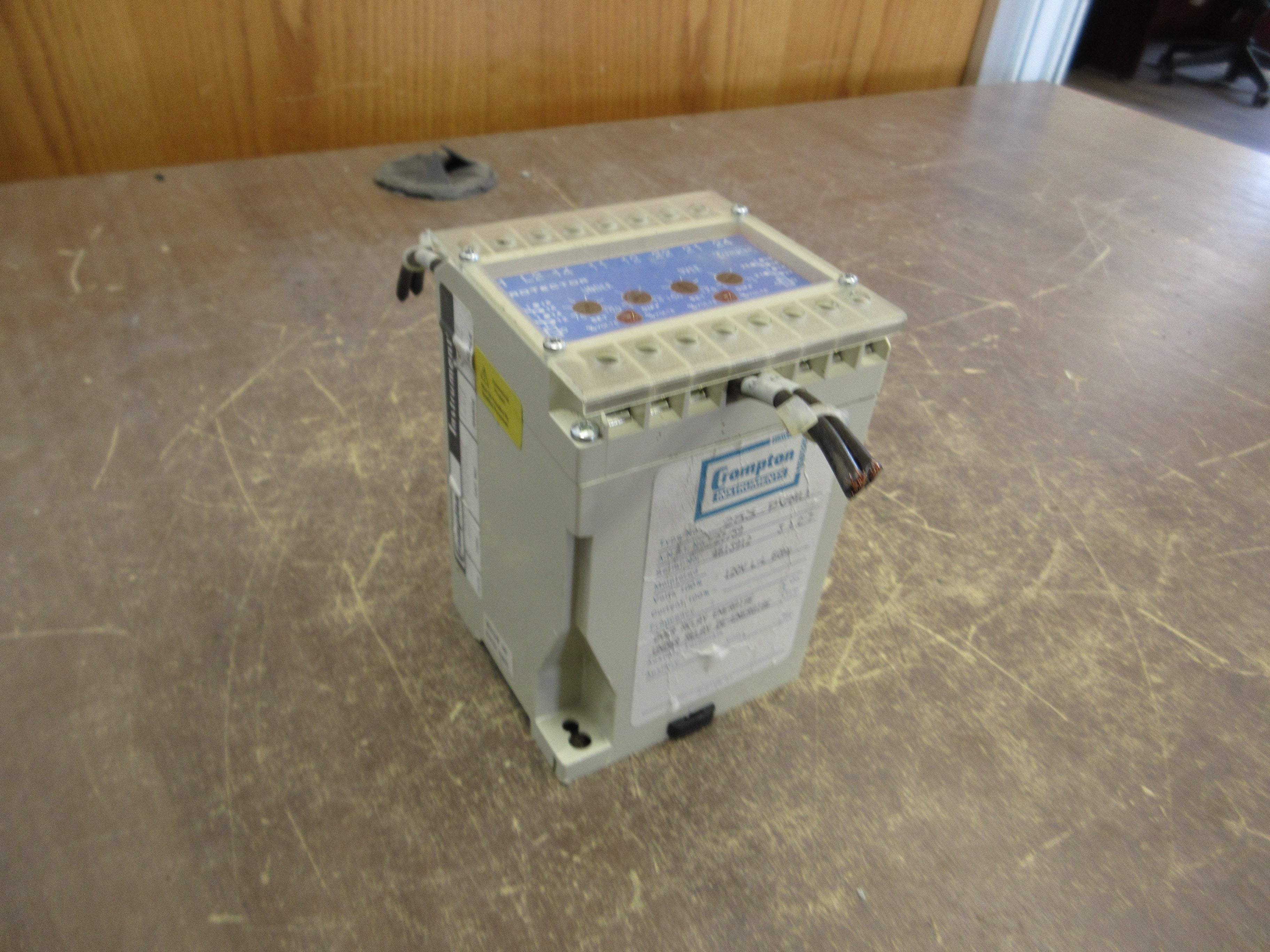 Crompton Protector Relay 253-PVMU-PQBX 120V 60Hz Used