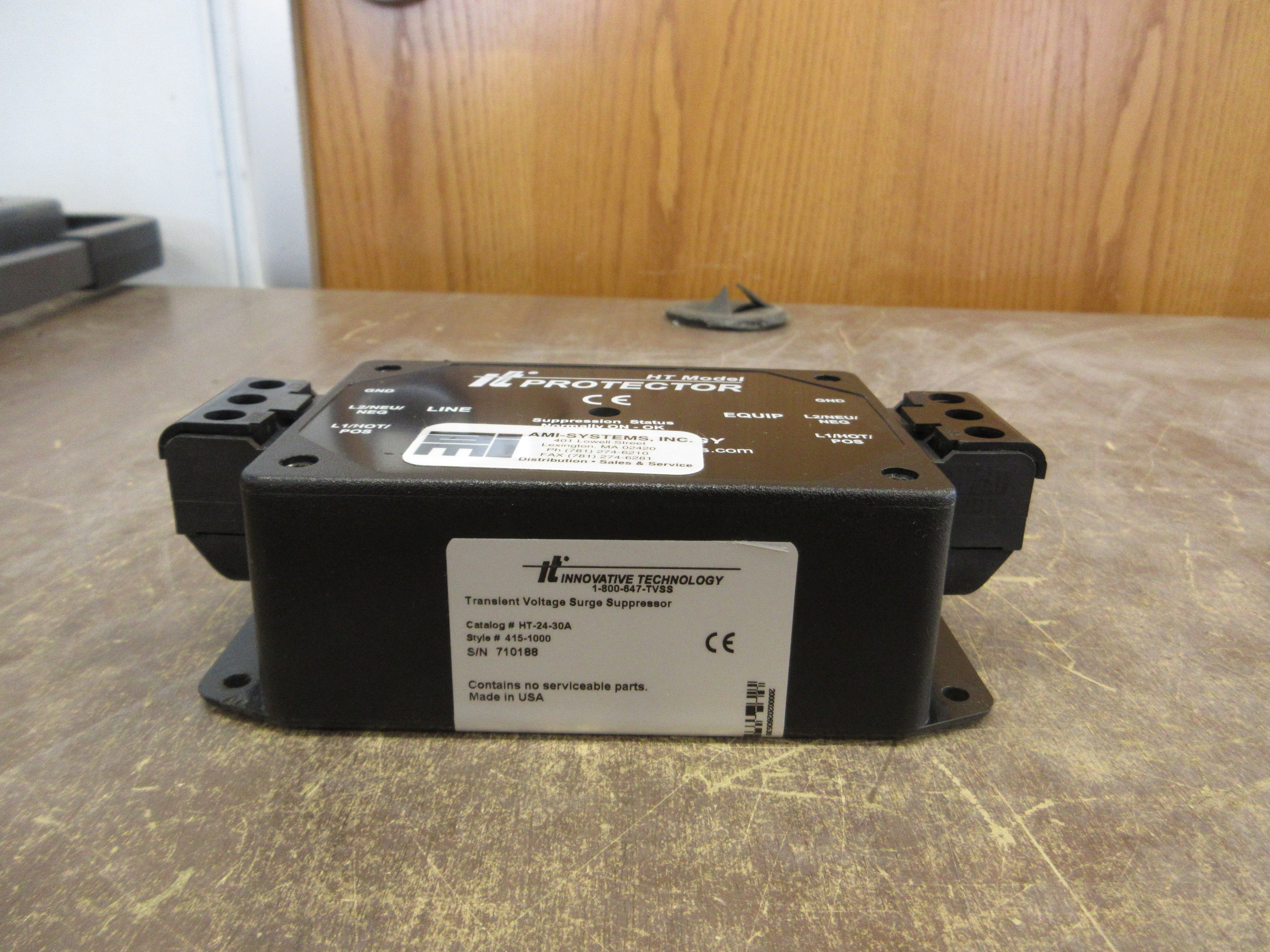 Innovative Technology Surge Suppressor HT-24-30A Style #: 415-1000 Used