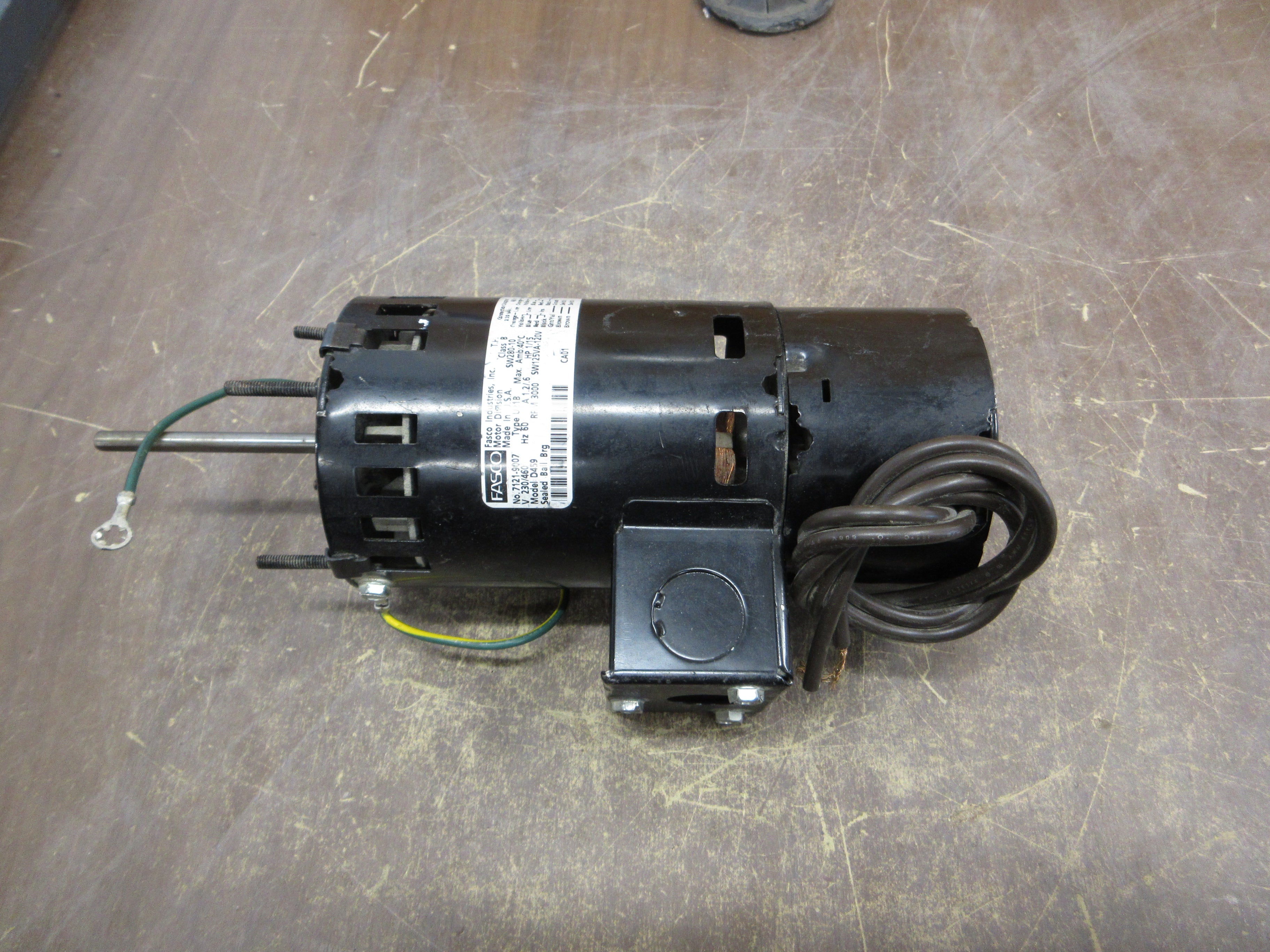 Fasco D459 Blower Motor 7121-9007 230/460V 1/15HP 3000RPM 60Hz Used