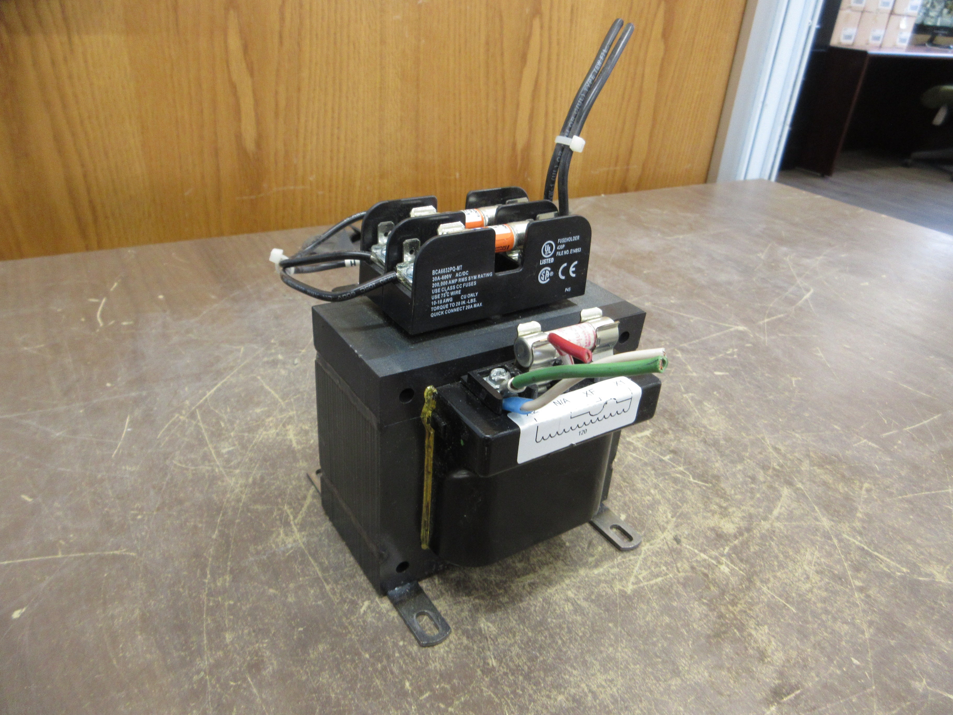 Micron ImperviTRAN Control Transformer B350MQ15RKF Ser. 2 350VA Sec: 120V Used