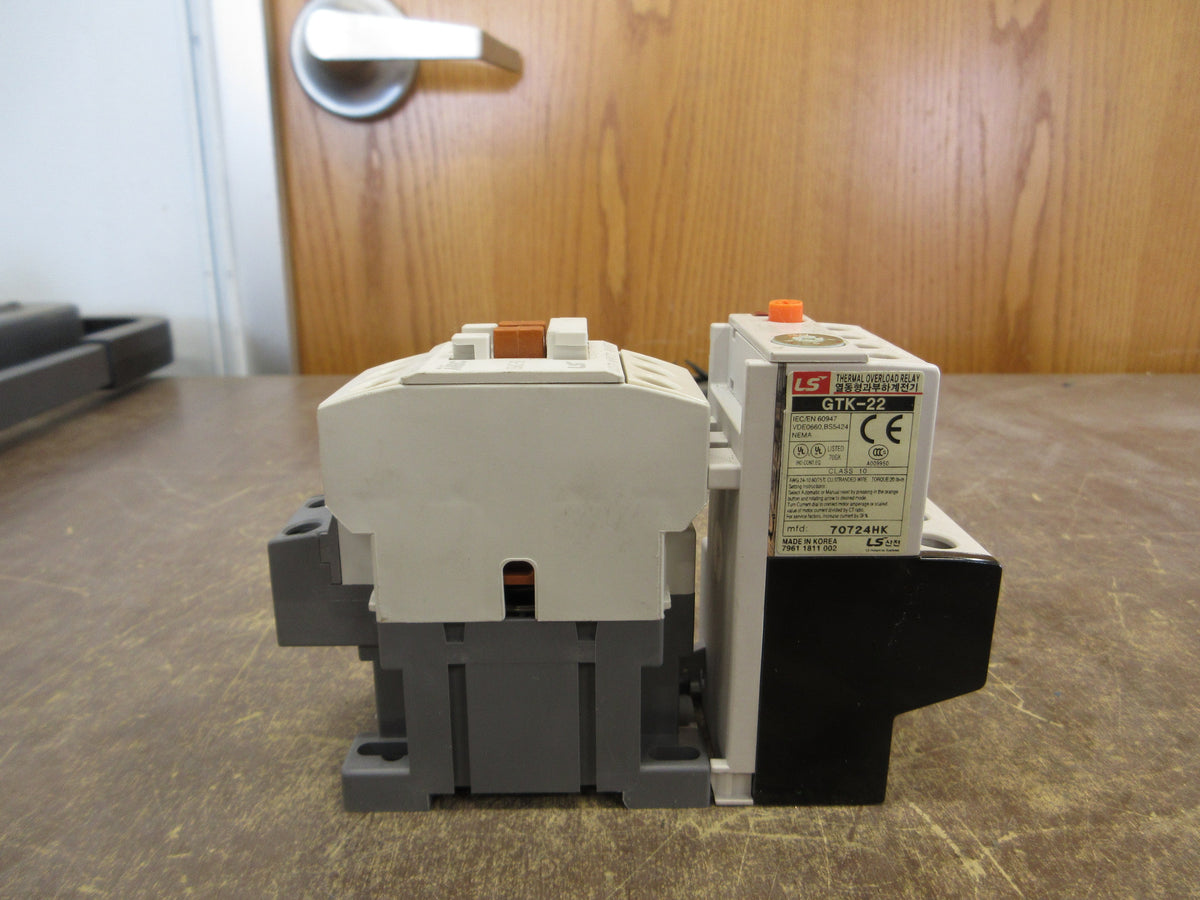 LS MEC Starter GMC-9 / GTK-22 120V Coil Trip: 4-6A Used
