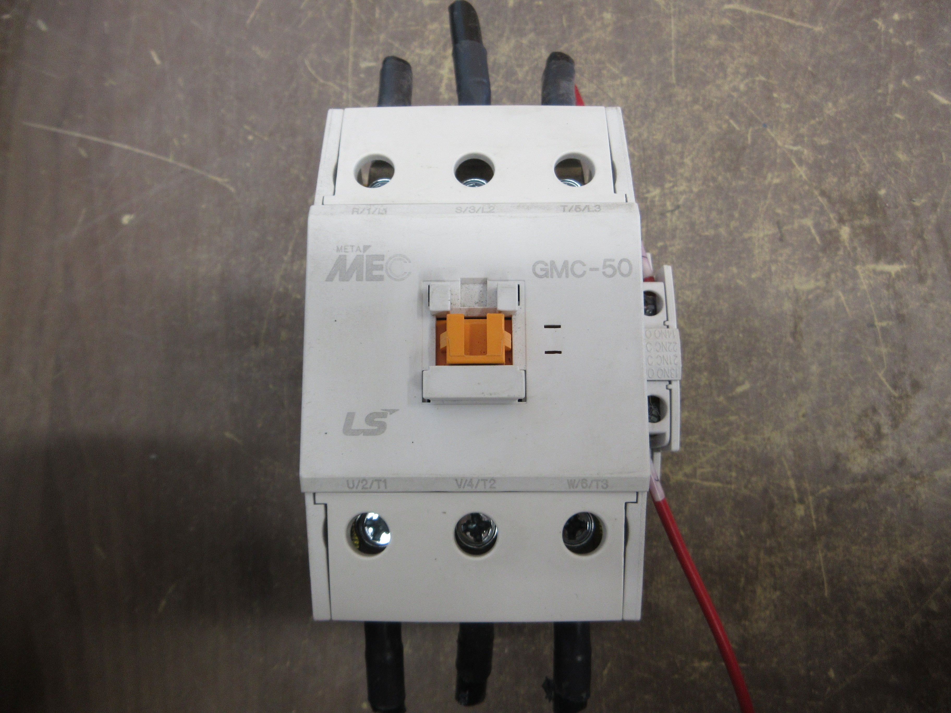 LS MEC Contactor GMC-50 120V Coil w/ Aux Contact Used