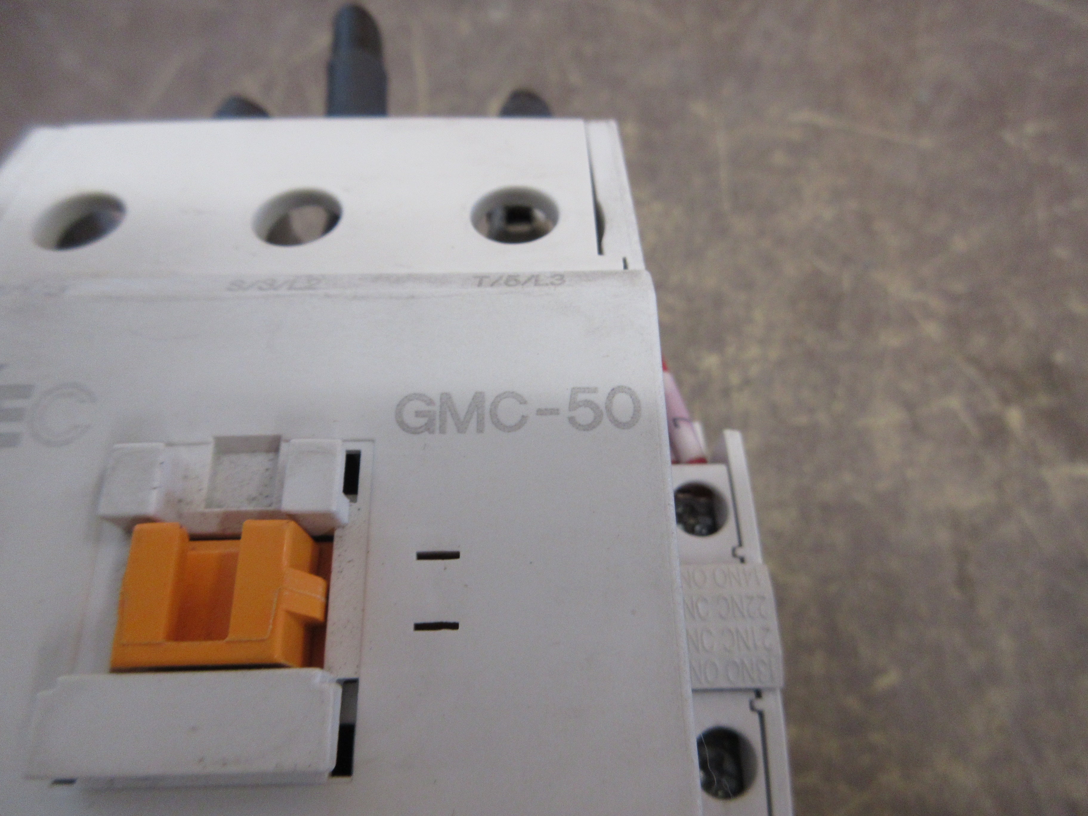 LS MEC Contactor GMC-50 120V Coil w/ Aux Contact Used
