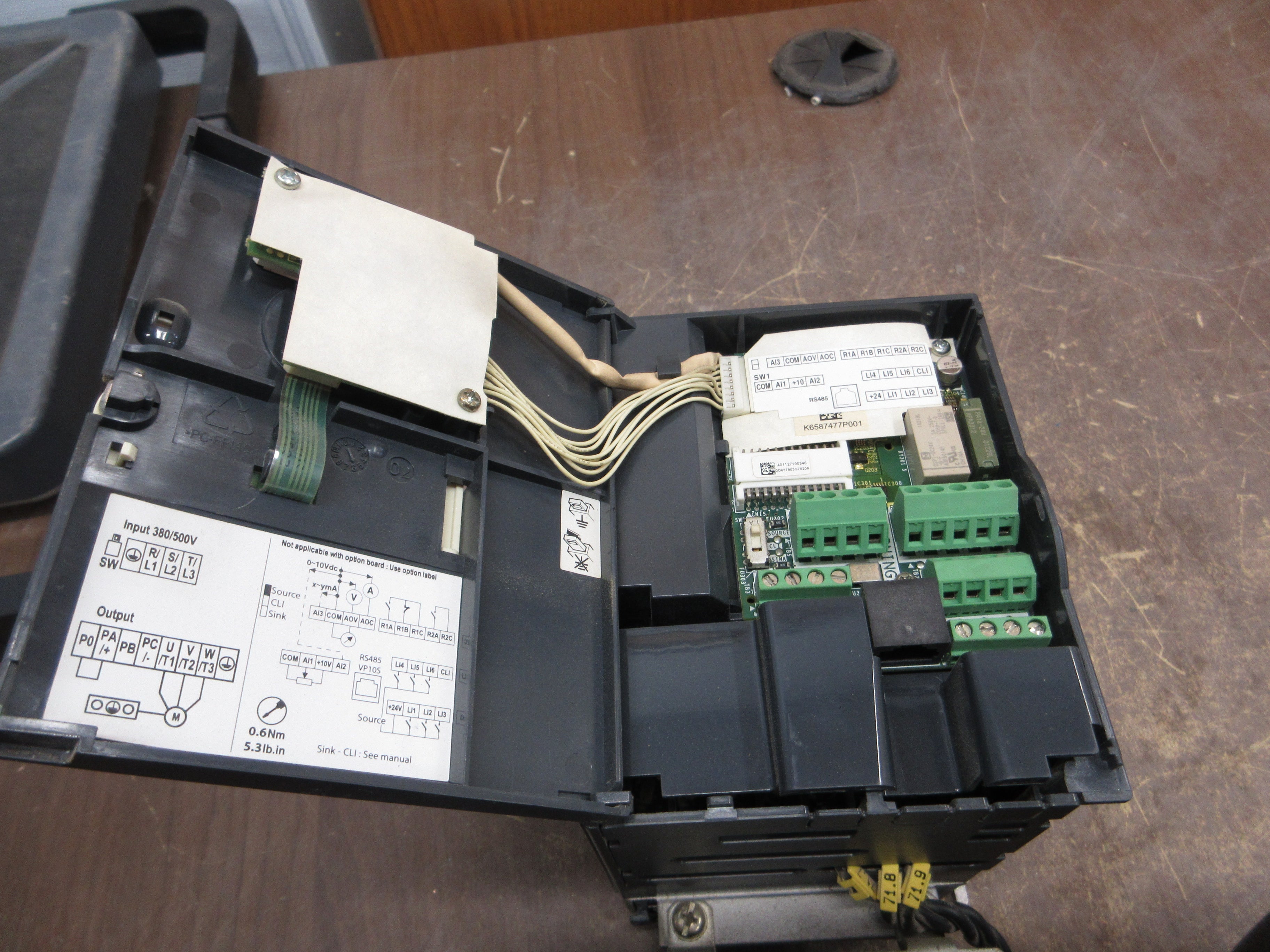 Schneider Electric Altivar AC Drive ATV312H075N4 1HP 3Ph w/ Keypad Used