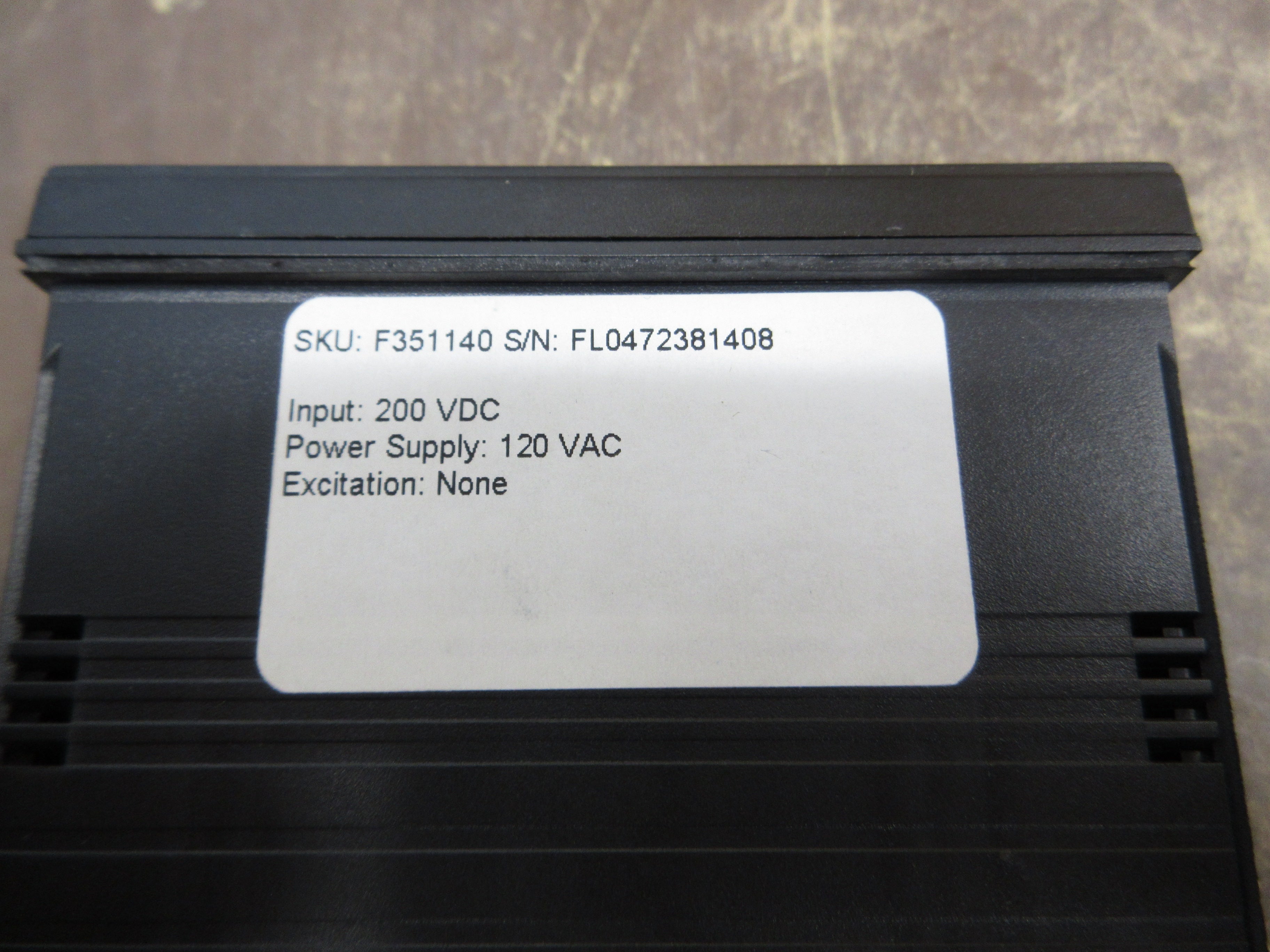 Simpson Panel Meter F451110 Input: 200mV DC New Surplus