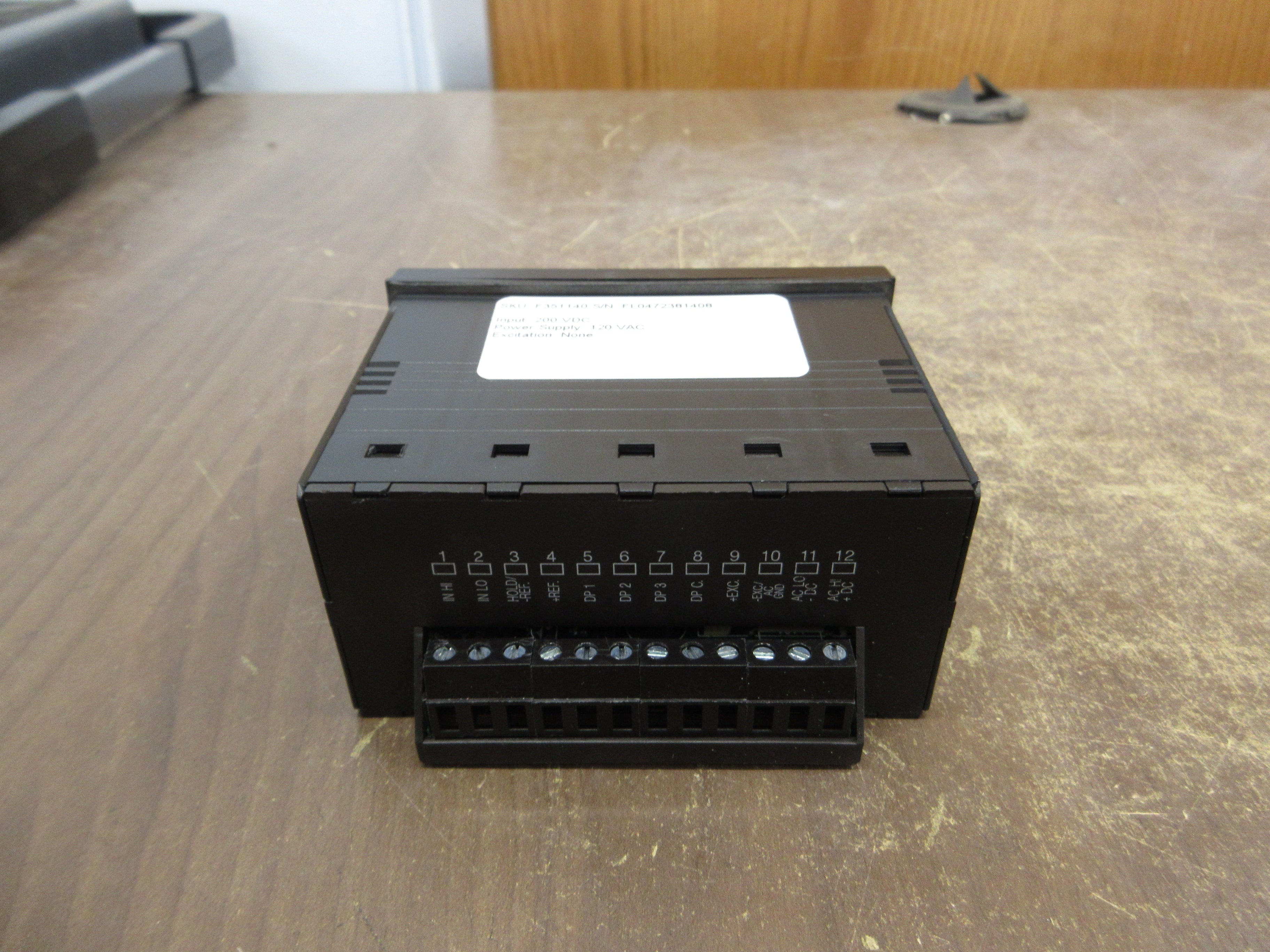 Simpson Panel Meter F451110 Input: 200mV DC New Surplus