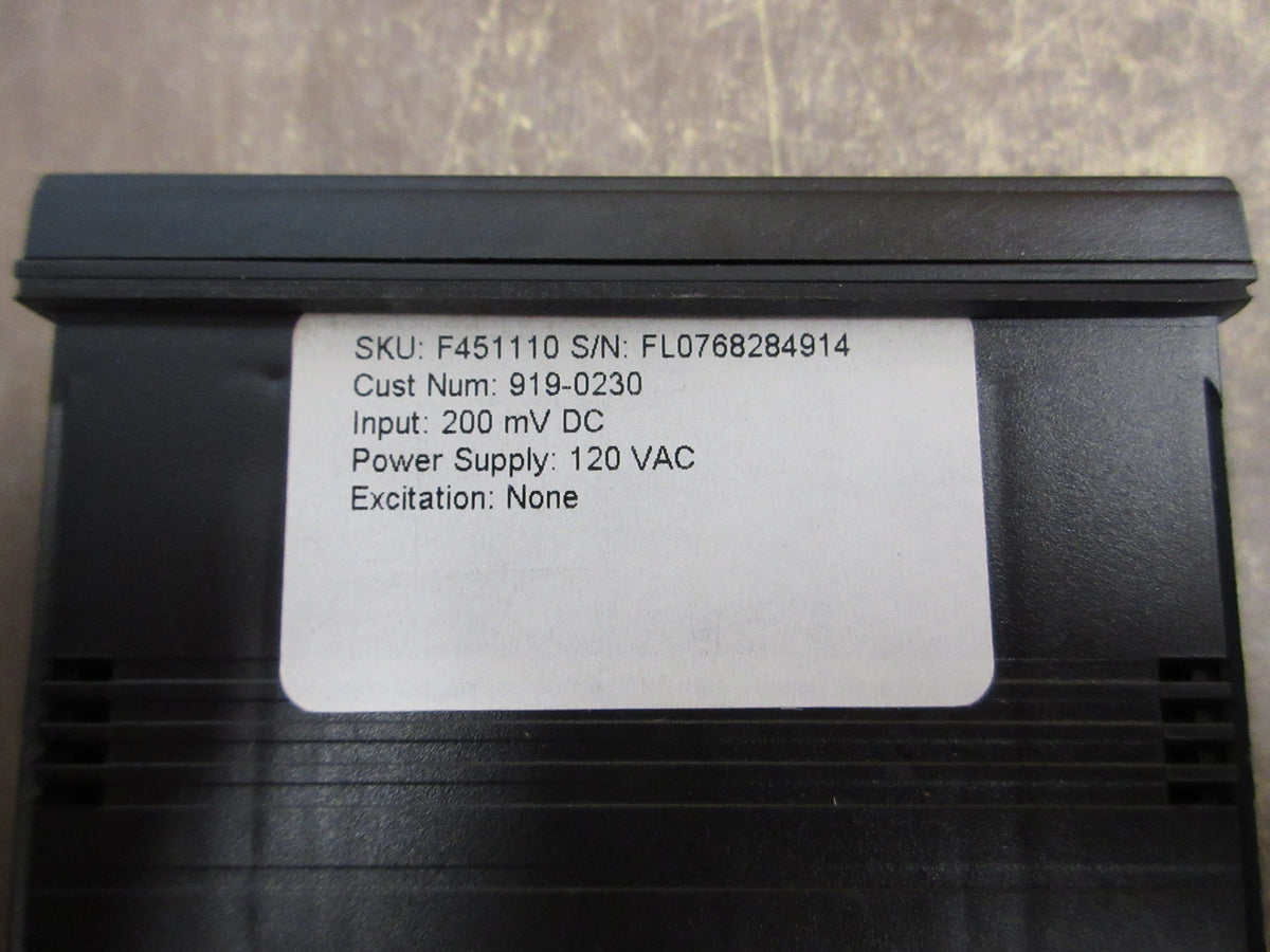 Simpson Panel Meter F451110 Input: 200mV DC New Surplus