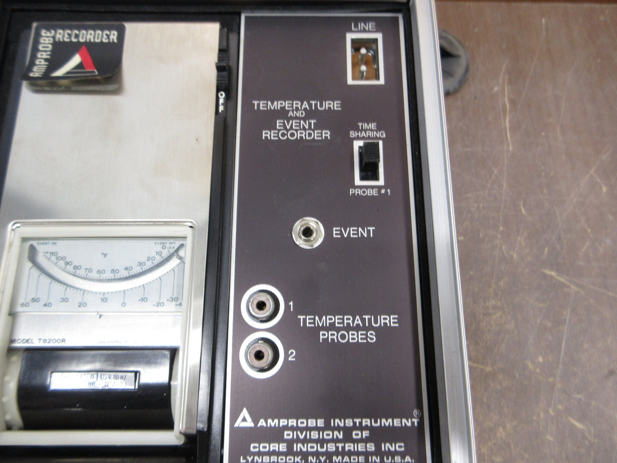 Amprobe Temperature / Event Recorder LT8200R Range: -3.5°-118°F, -40°-60°F Used