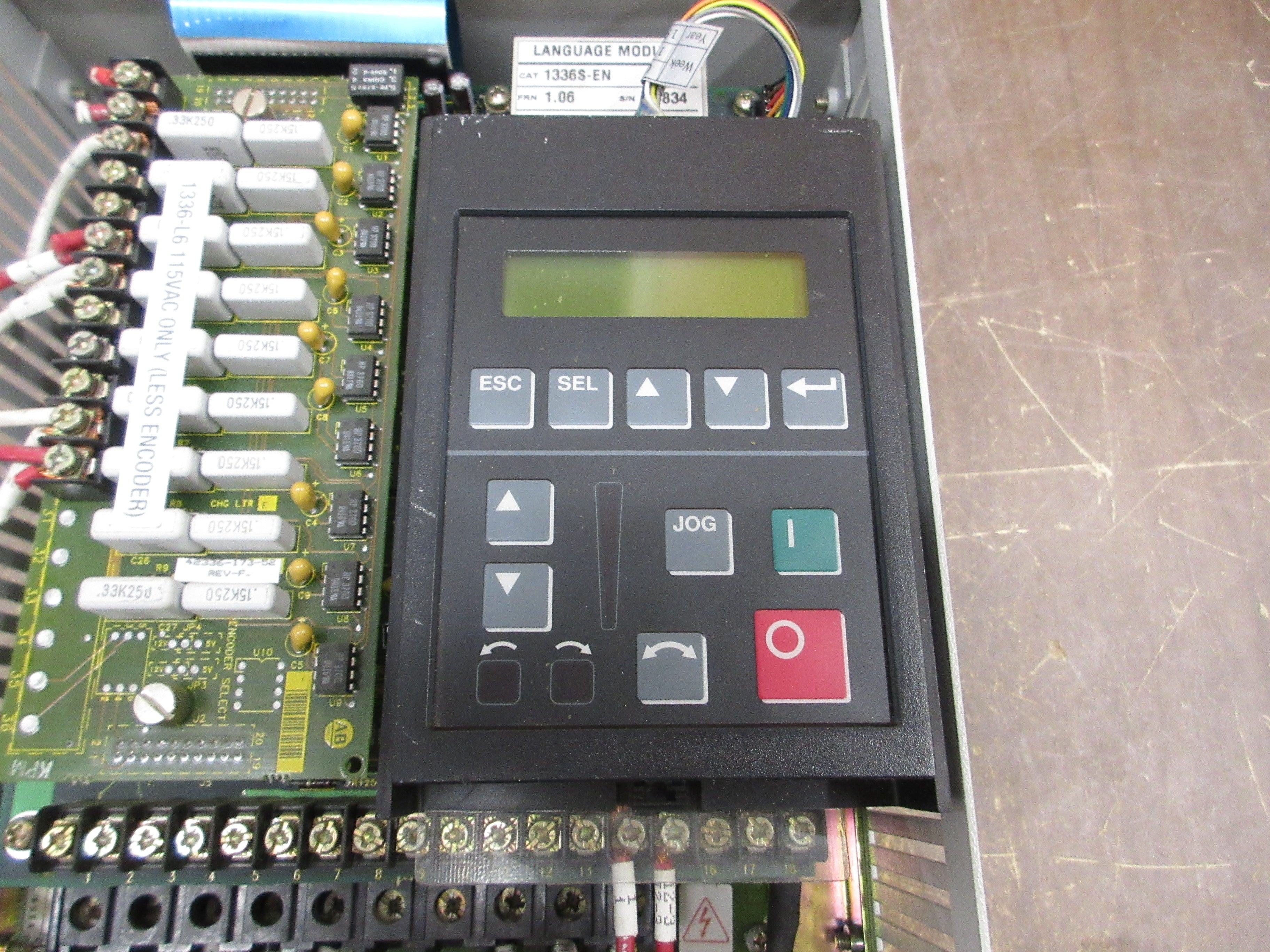 Allen-Bradley 1336 Plus AC Drive 1336S-BRF10-AN-EN-HA2-L6 Ser. A FRN: 1.06 Used