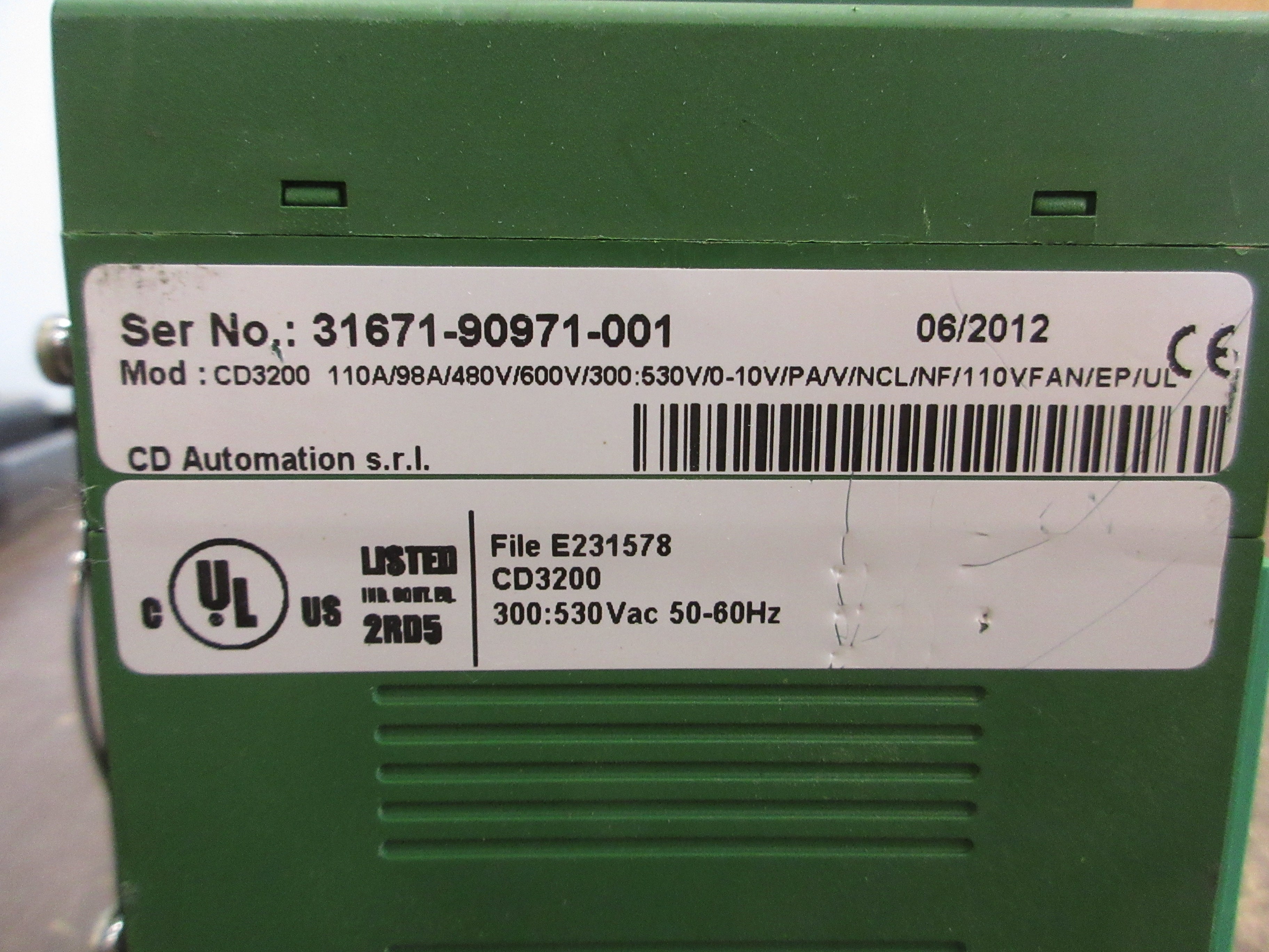 CD Automation Solid State Switch w/ Thyristor Module CD3000S-1PH/CD3200 Used