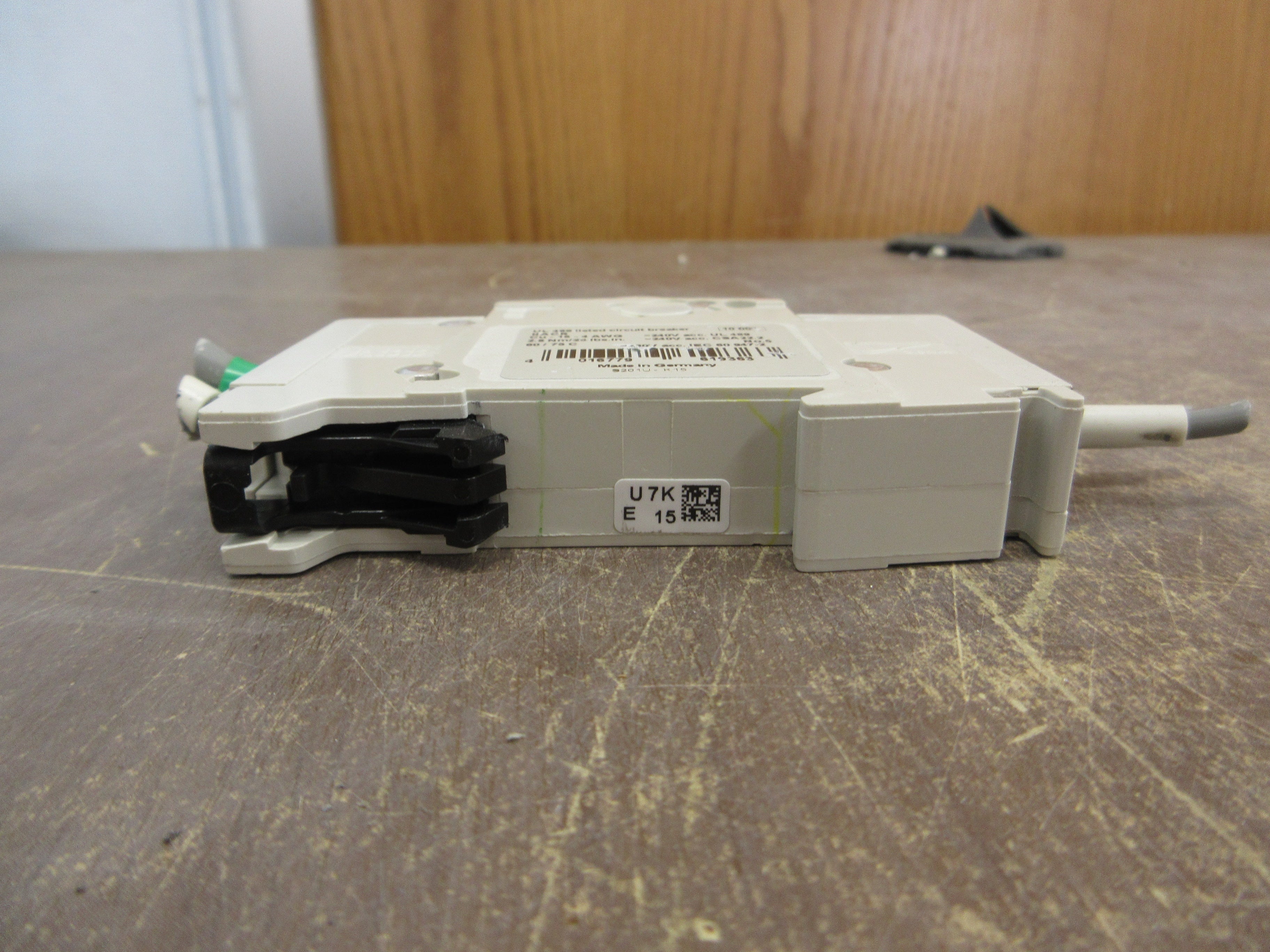 ABB Circuit Breaker S201U-K15 15A 240V 1P Used