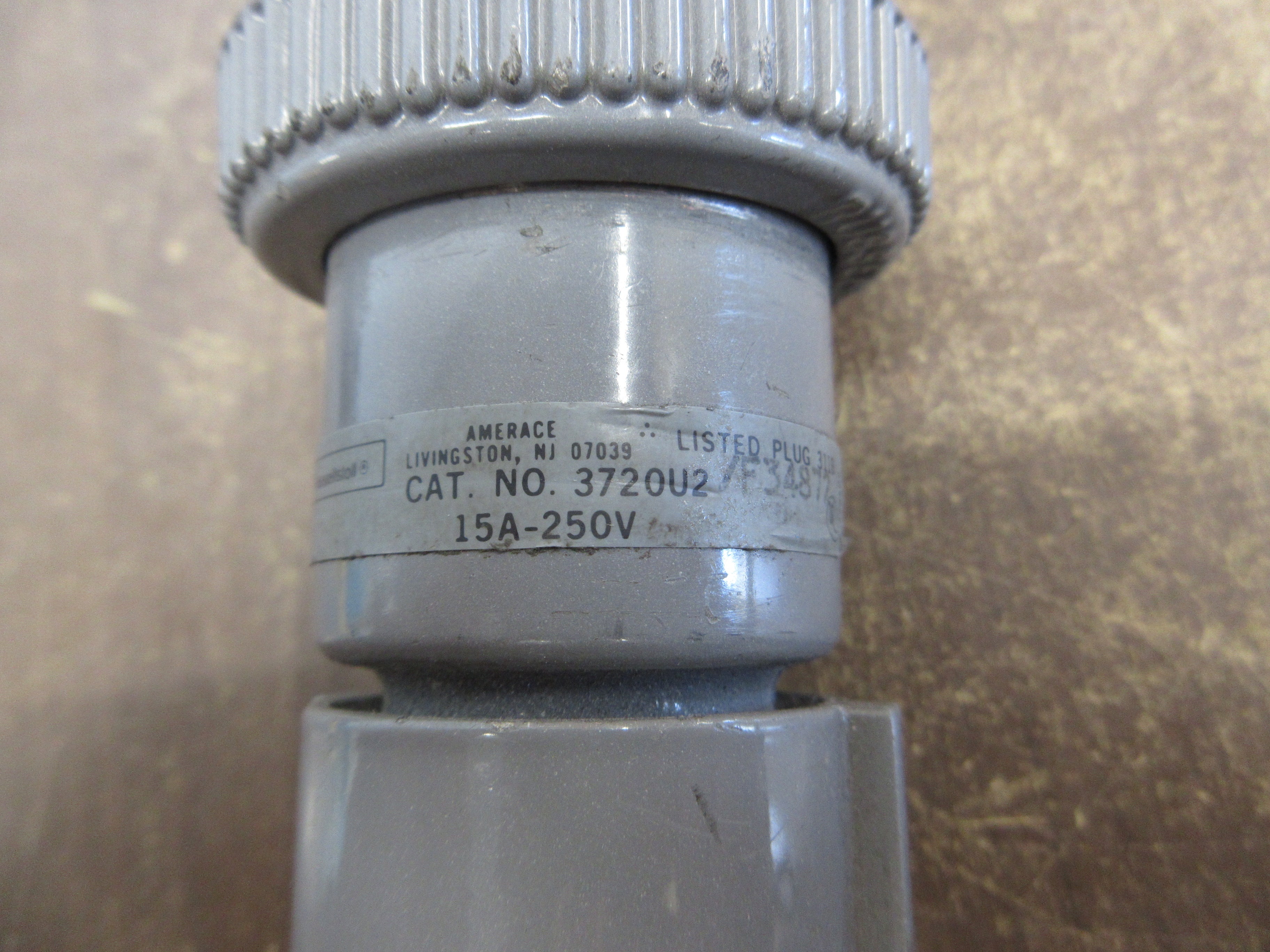 Russellstoll Plug 3720U2 15A 250V Used