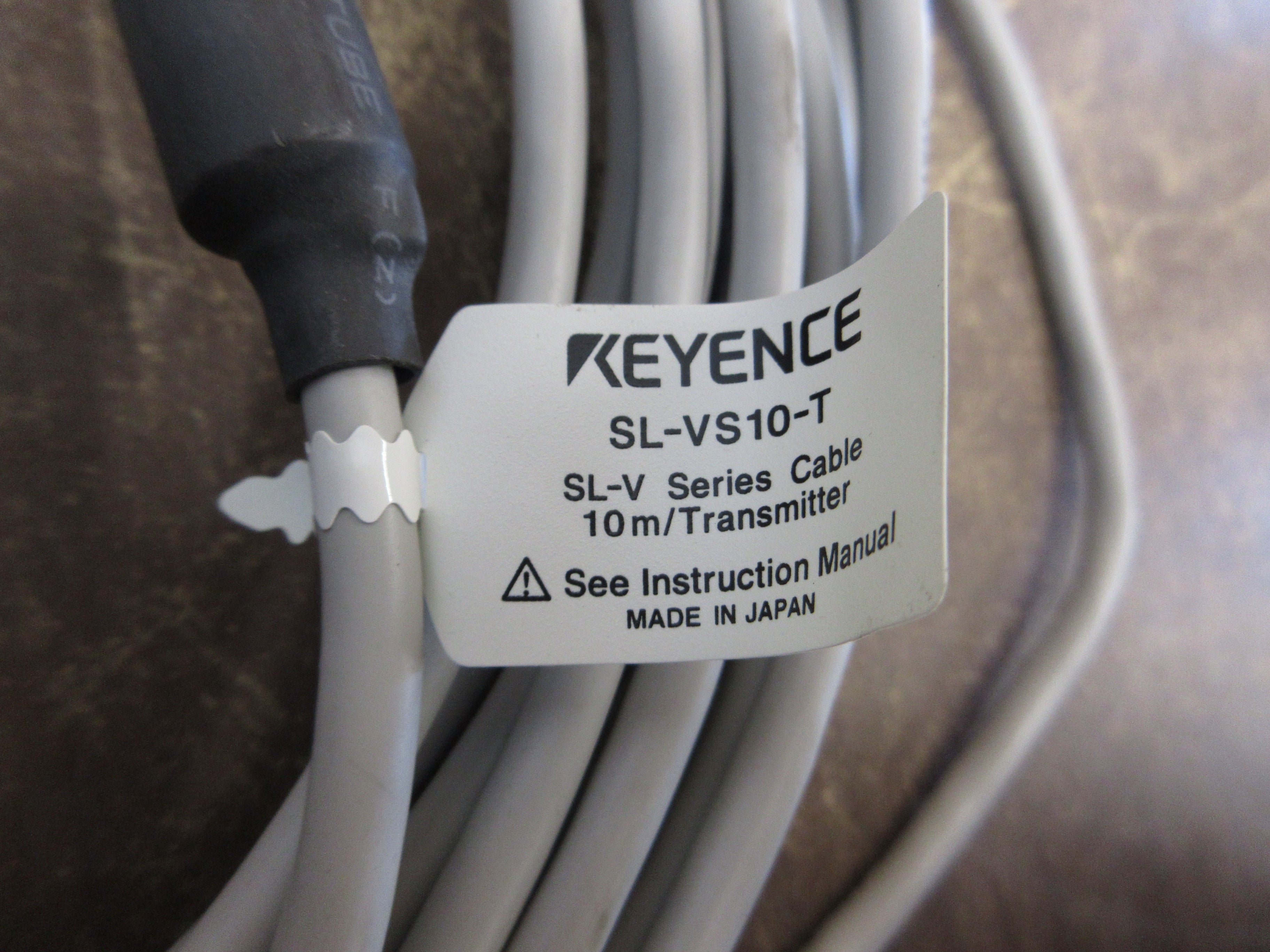 Keyence SL-V Series Cable SL-VS10-T 10m/Transmitter Used