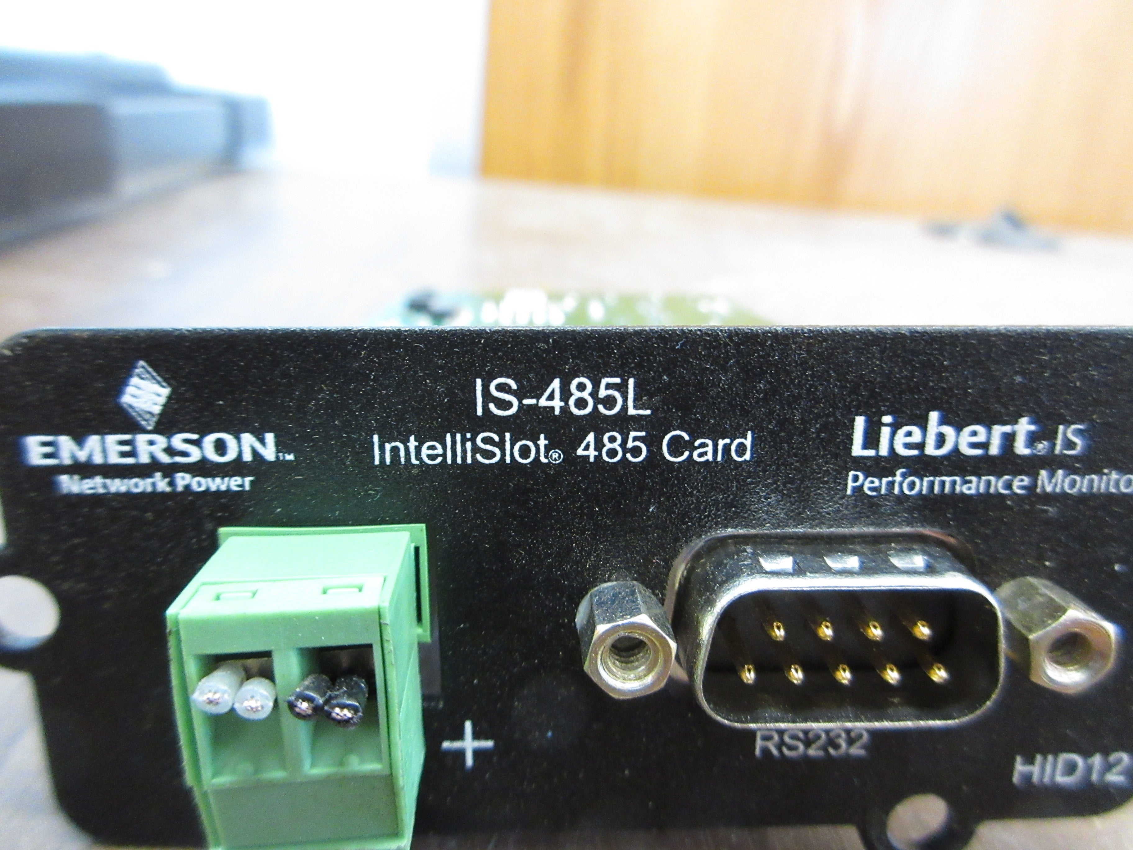 Emerson Liebert Intellislot 485 Card IS-485L Used
