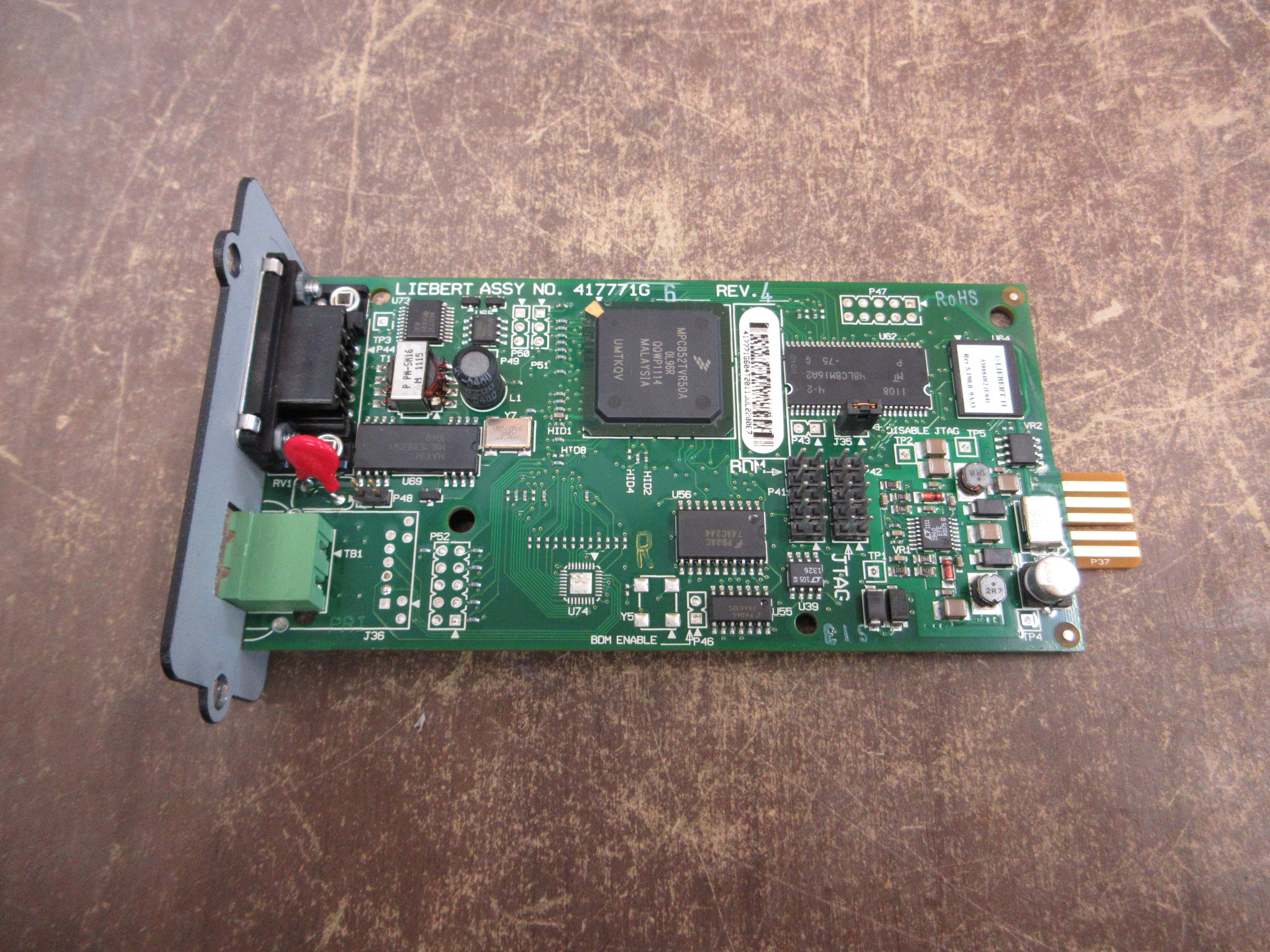 Emerson Liebert Intellislot 485 Card IS-485L Used