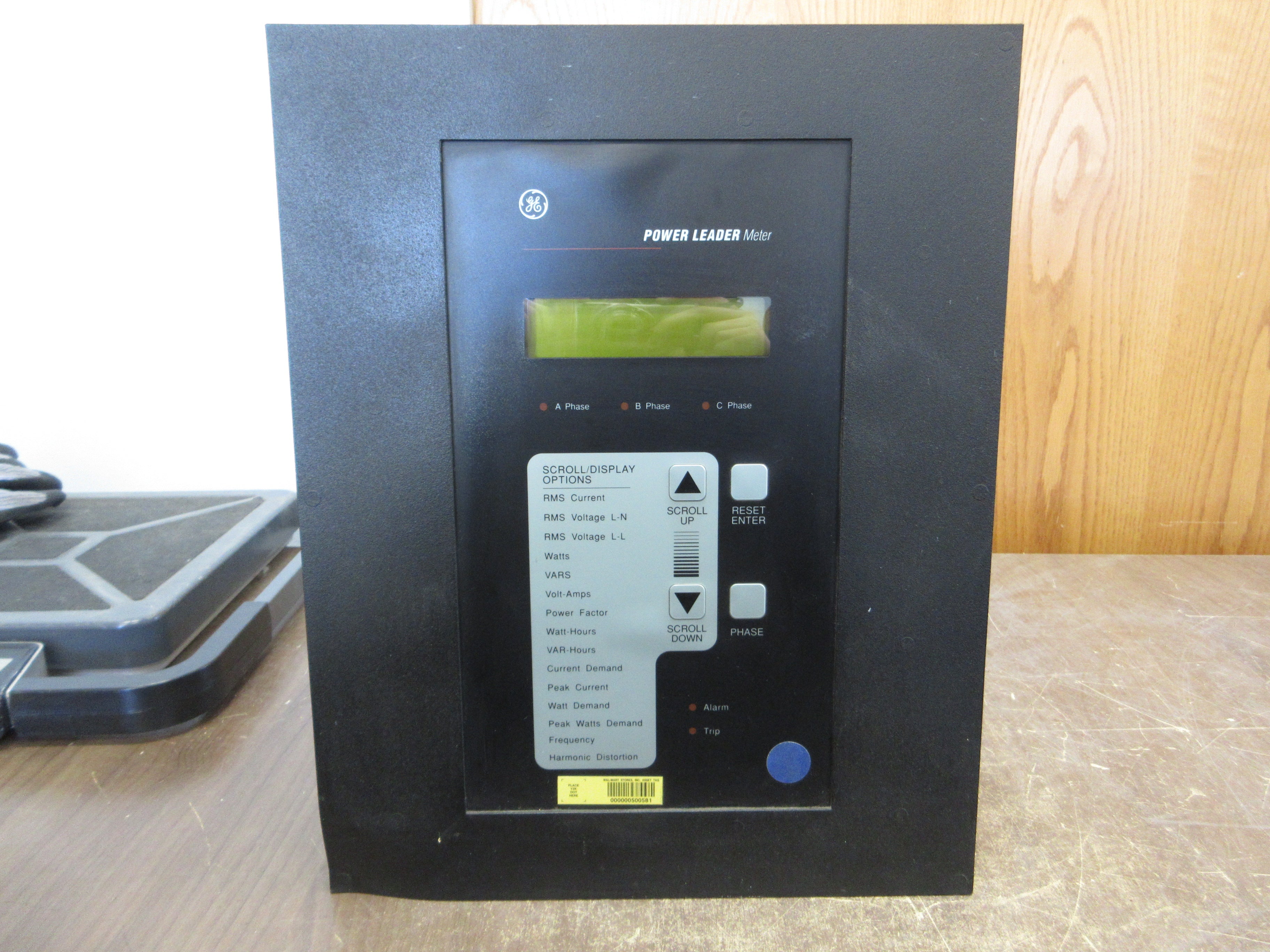 GE Power Leader Meter TMIG01 *Bent Corner* Used