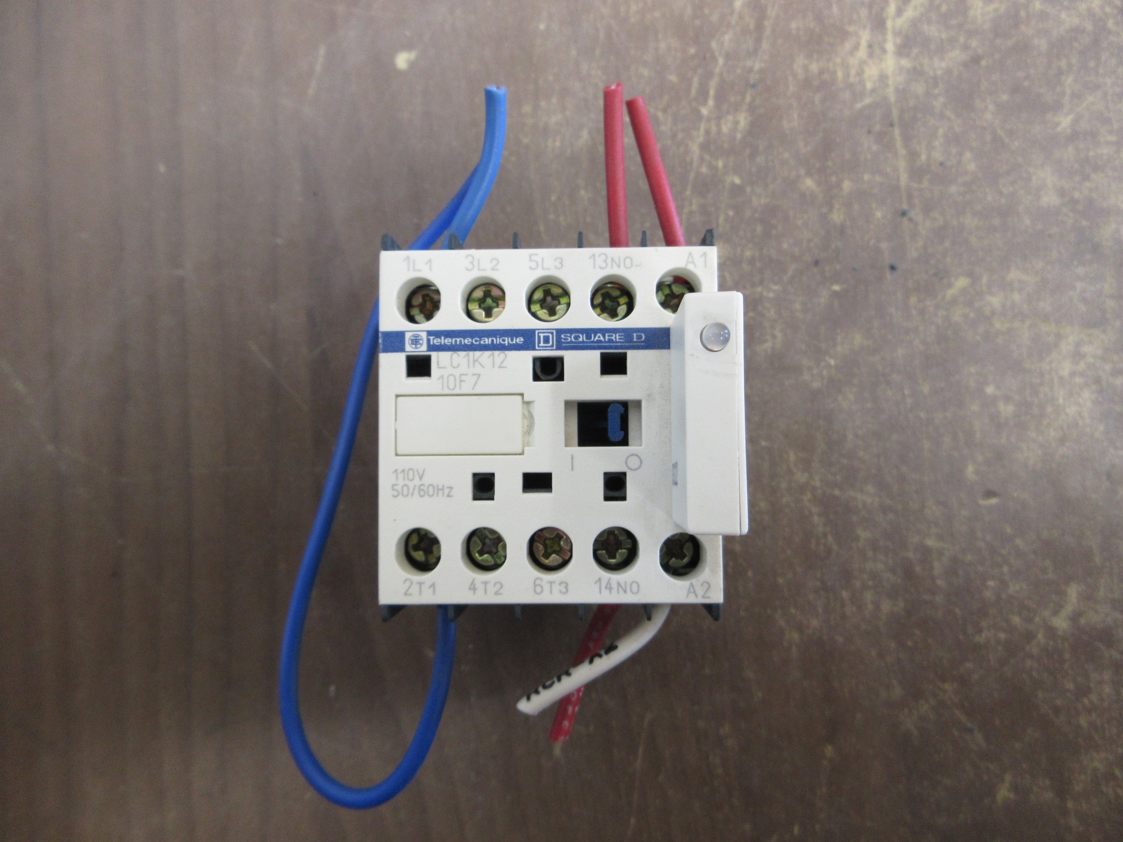 Telemecanique Contactor LC1K12 10F7 110V Coil 20A 600V Used