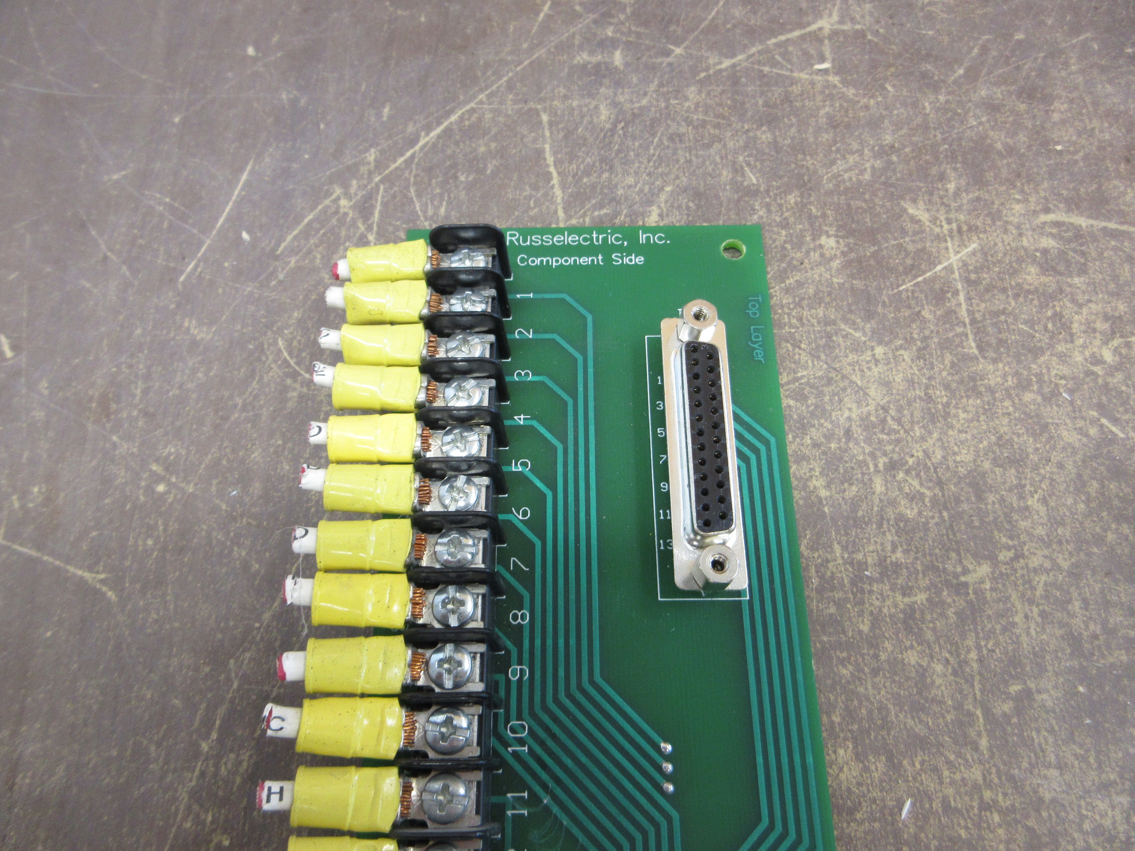 Russelectric PLC Dual Interface Left Module 69P0290006 Rev. B Used